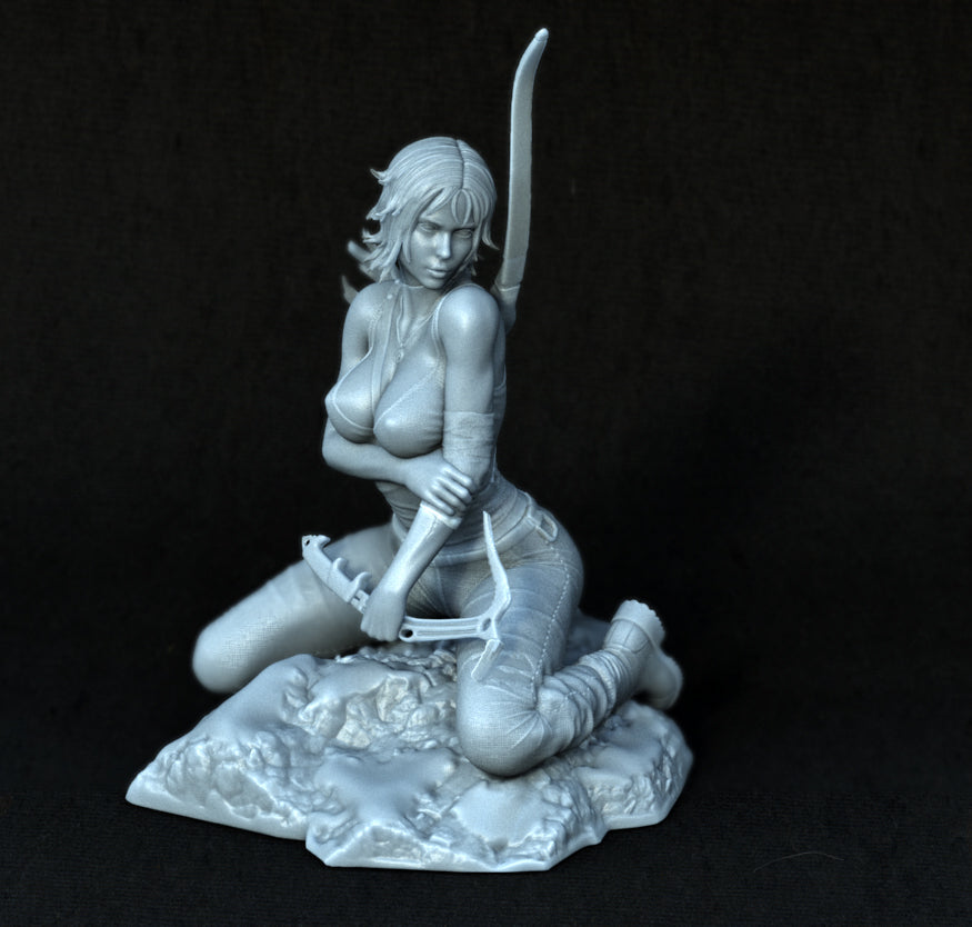 Laraa Craaft Special Edition - Tomb Raider - STL 3D Print Files - 3D Printed Garage Kit ガレージキット Resin Model Scale Figure フィギュア
