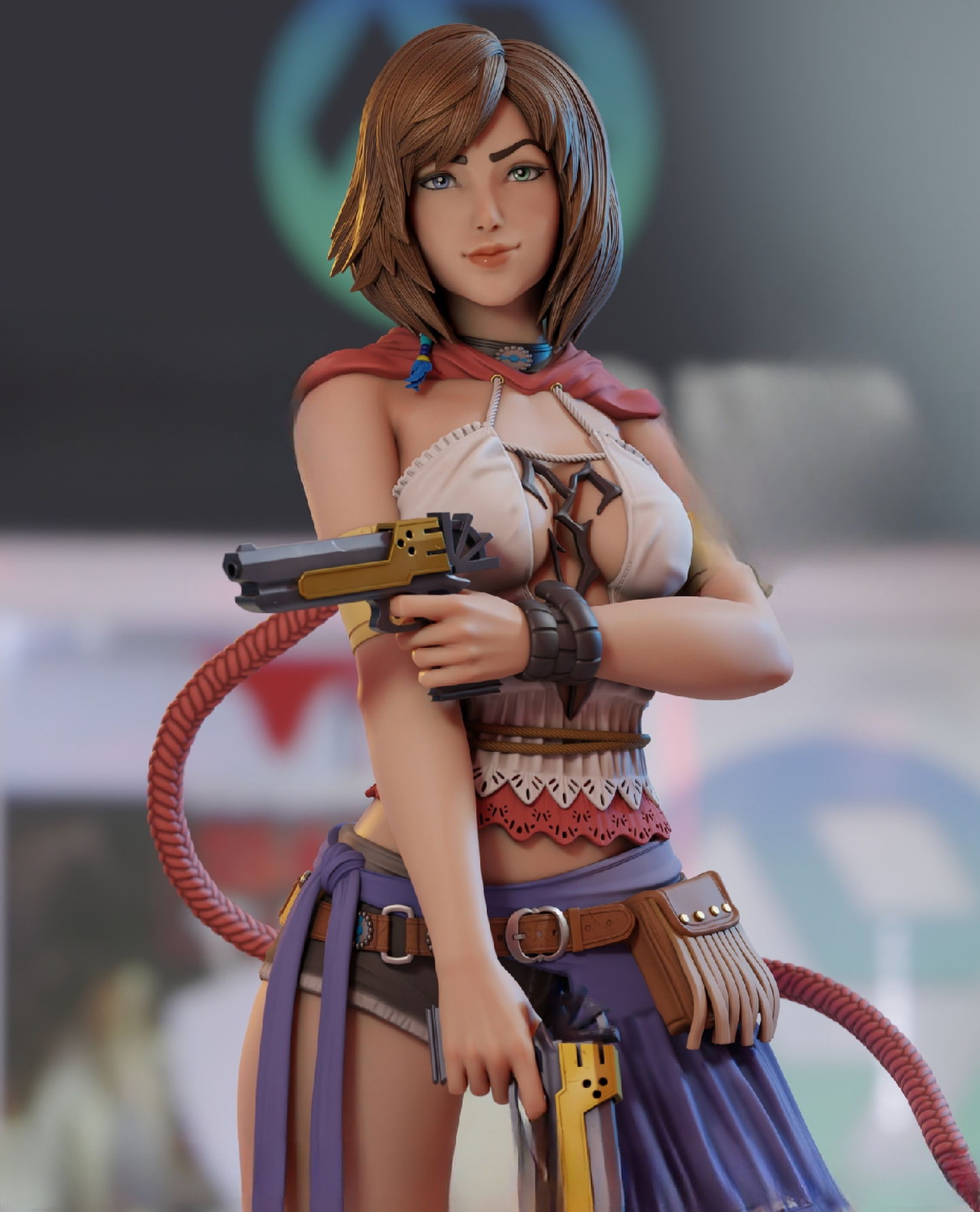 Yuna Special Edition - Final Fantasy X - STL 3D Print Files - 3D Printed Garage Kit ガレージキット Resin Model Scale Figure フィギュア