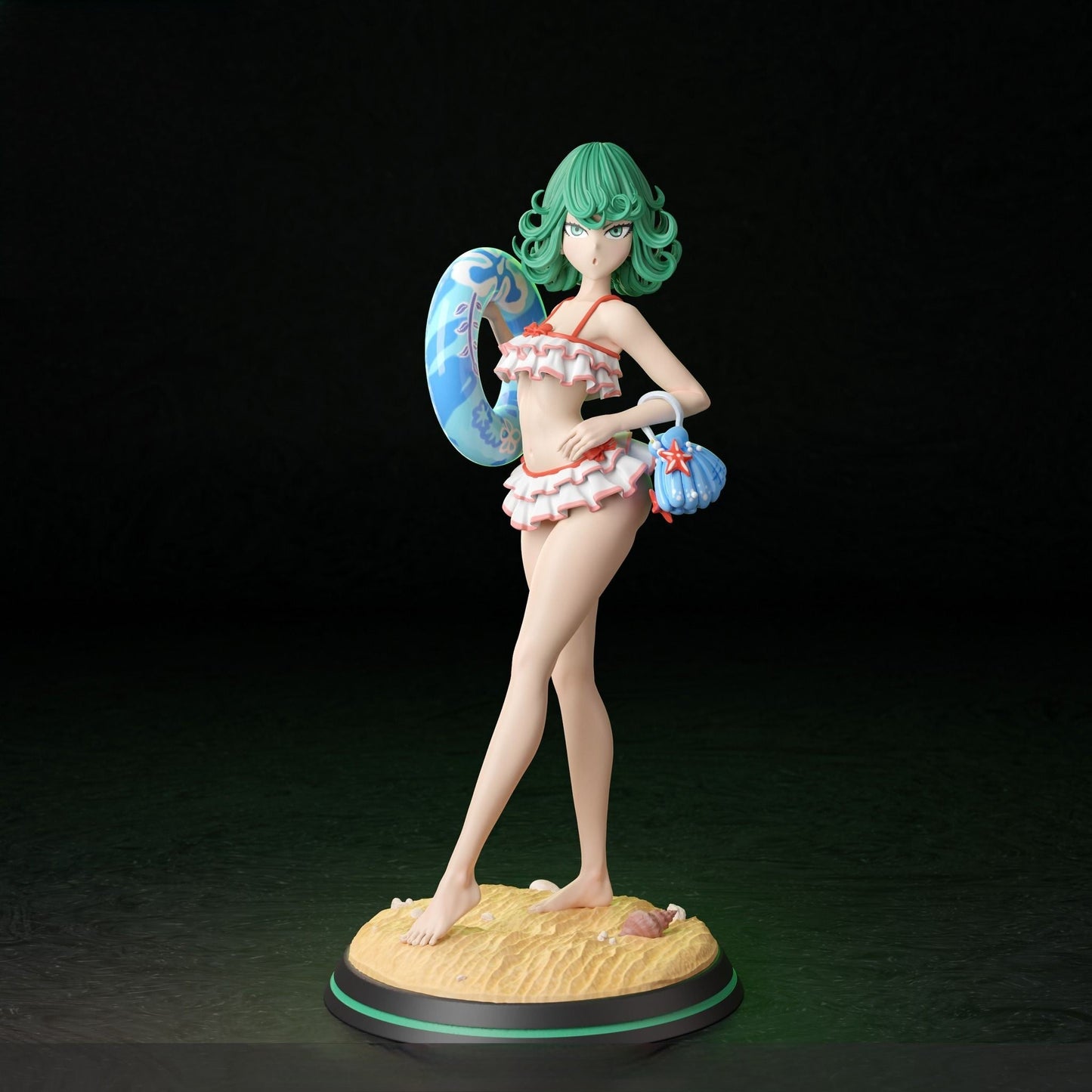 1284 Tatsumaki Special Edition - One-Punch Man - STL 3D Print Files - 3D Printed Garage Kit ガレージキット Resin Model Scale Figure フィギュア