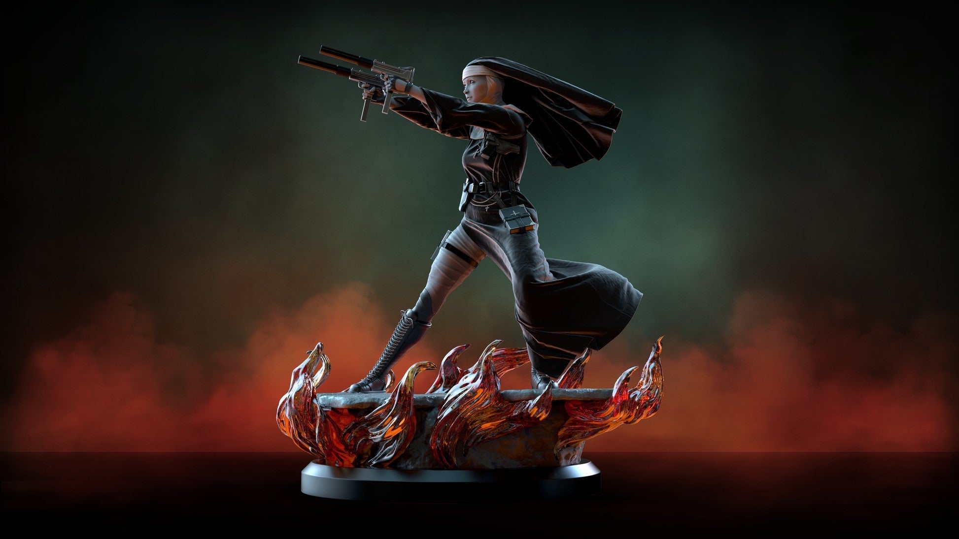 SISTER MARY Special Edition - STL 3D Print Files - 3D Printed Garage Kit ガレージキット Resin Model Scale Figure フィギュア