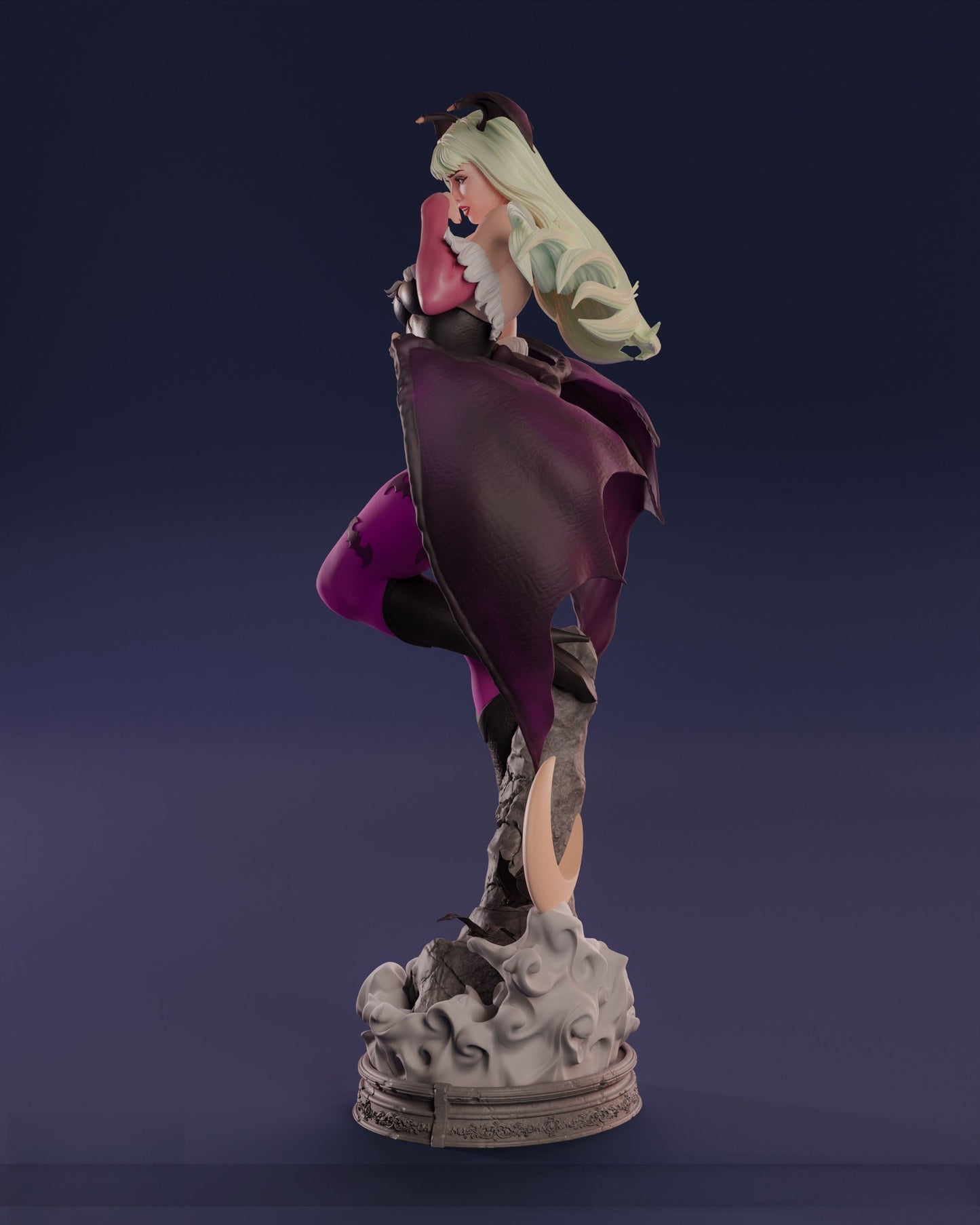 1492 Morrigan Special Edition - Darkstalkers - STL 3D Print Files - 3D Printed Garage Kit ガレージキット Resin Model Scale Figure フィギュア