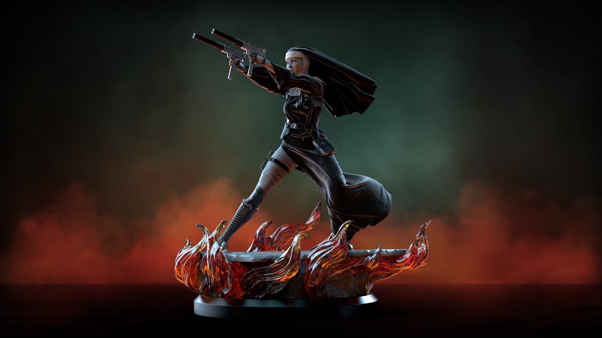 SISTER MARY Special Edition - STL 3D Print Files - 3D Printed Garage Kit ガレージキット Resin Model Scale Figure フィギュア