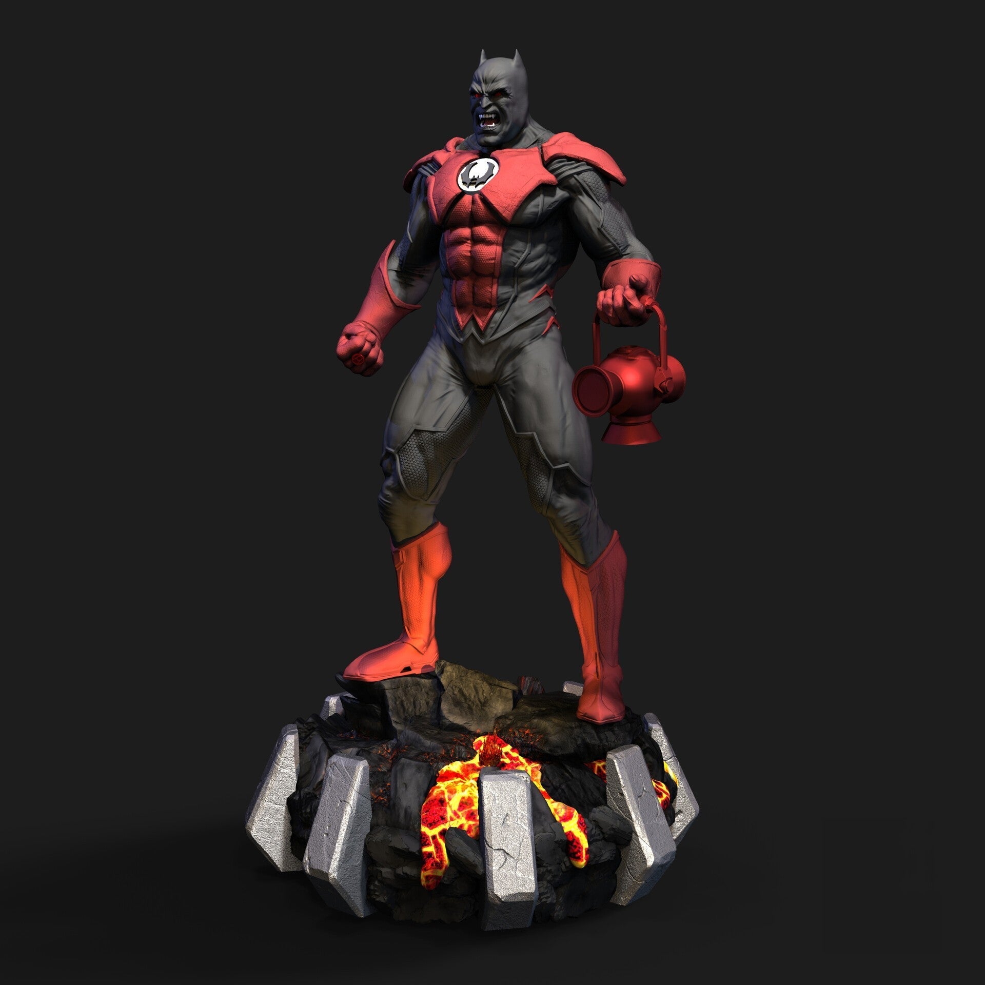 Batrocitus - Death Metal 7 - DC Multiverse - STL 3D Print Files - 3D Printed Garage Kit ガレージキット Resin Model Scale Figure フィギュア