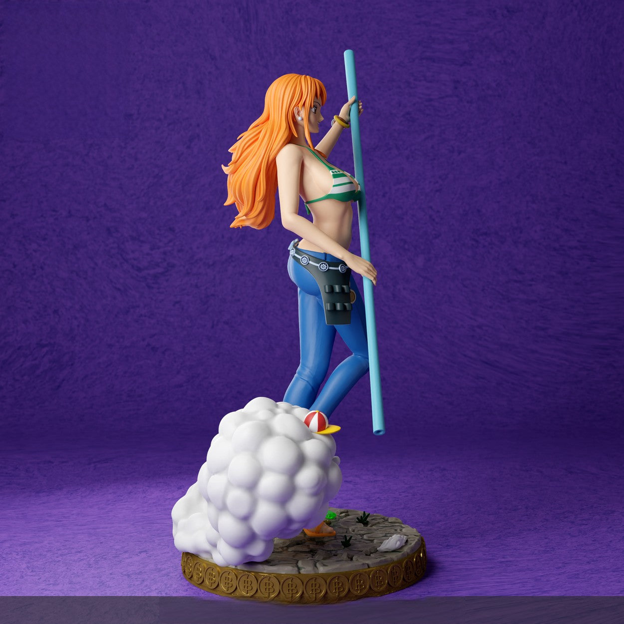 Nami Special Edition - One Piece - STL 3D Print Files - 3D Printed Garage Kit ガレージキット Resin Model Scale Figure フィギュア