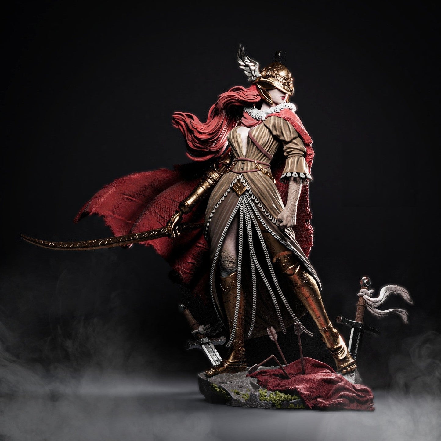 1418 Malenia - Elden Ring - STL 3D Print Files - 3D Printed Garage Kit ガレージキット Resin Model Scale Figure フィギュア