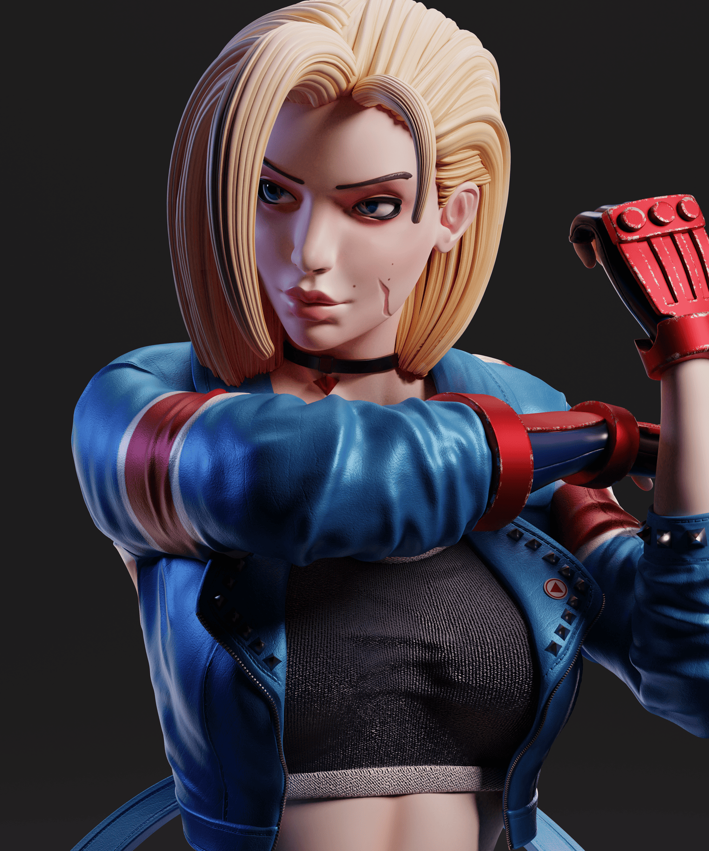 Cammy - Street Fighter 1/8 Scale - 3D Printed Garage Kit ガレージキット Resin Model Scale Figure フィギュア