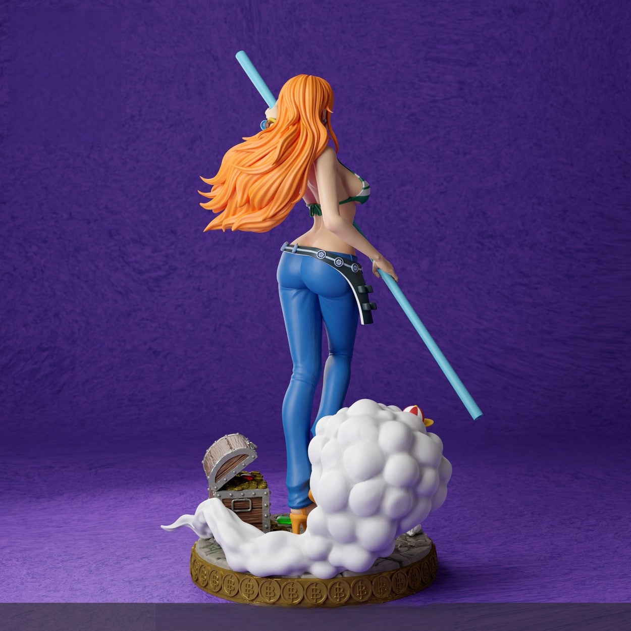 Nami Special Edition - One Piece - STL 3D Print Files - 3D Printed Garage Kit ガレージキット Resin Model Scale Figure フィギュア