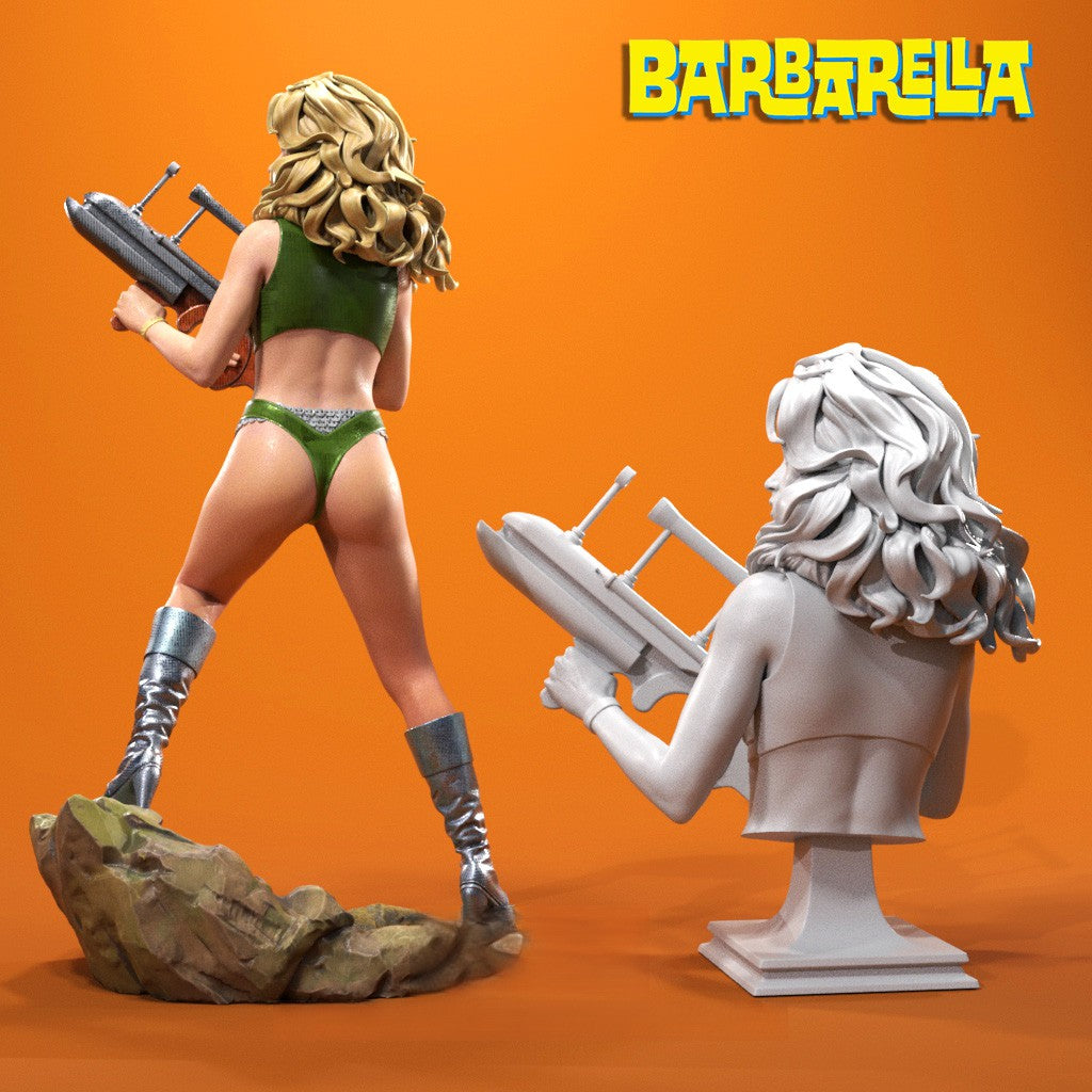 Barbarella Special Edition - STL 3D Print Files - 3D Printed Garage Kit ガレージキット Resin Model Scale Figure フィギュア