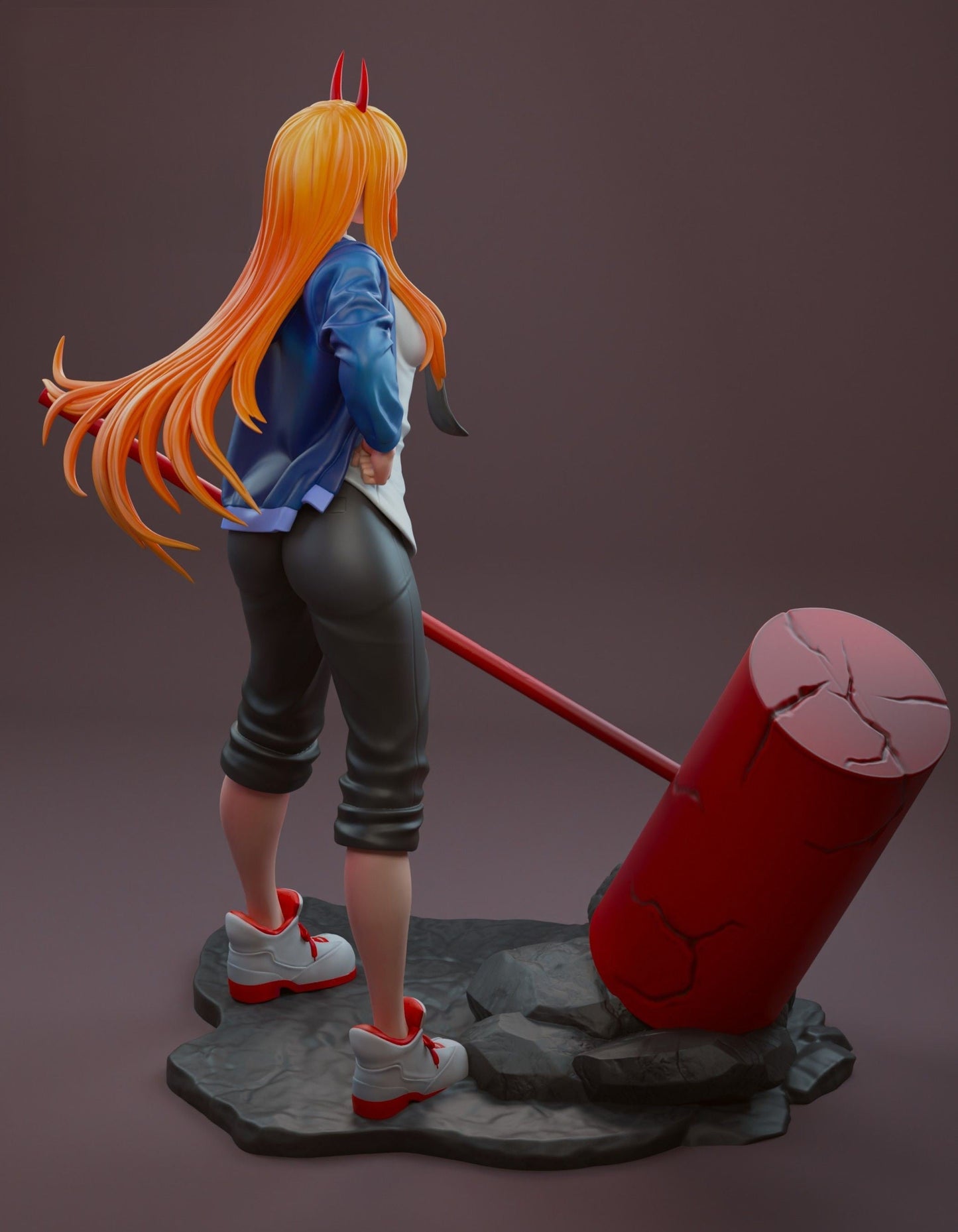 Power Nurse Special Edition - Chainsaw Man - STL 3D Print Files - 3D Printed Garage Kit ガレージキット Resin Model Scale Figure フィギュア