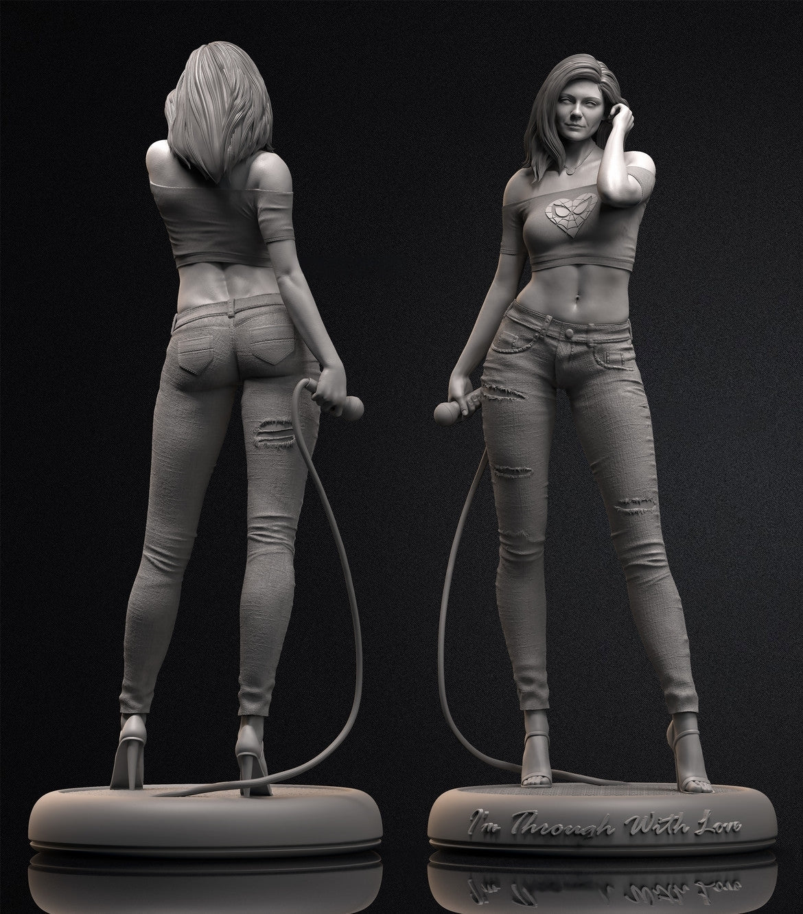 Mary Jane Watson Special Edition - STL 3D Print Files - 3D Printed Garage Kit ガレージキット Resin Model Scale Figure フィギュア