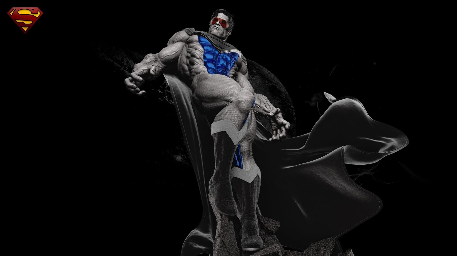 Eradicator (New Earth) - DC Comics - STL 3D Print Files - 3D Printed Garage Kit ガレージキット Resin Model Scale Figure フィギュア