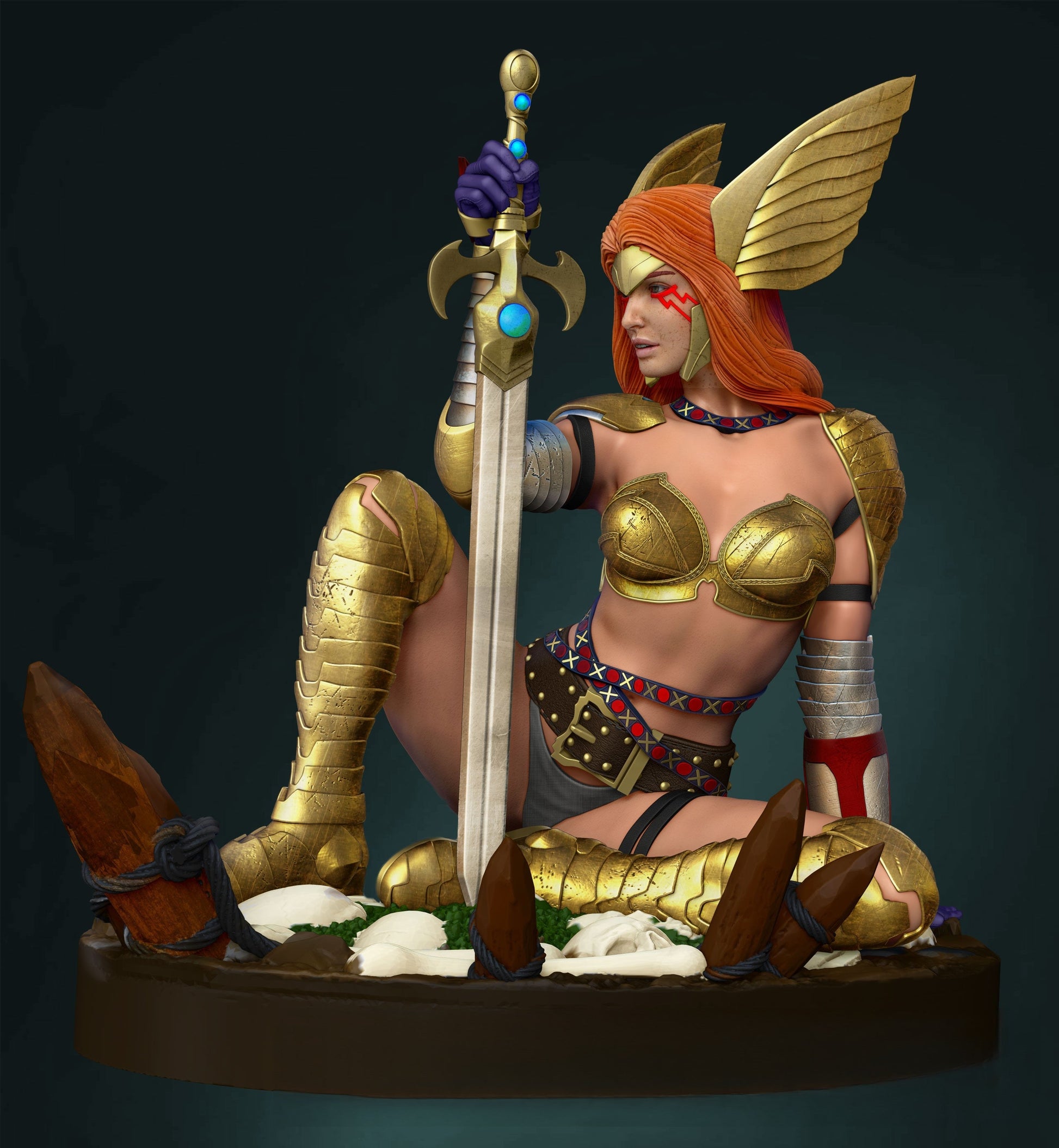 1535 Angela Special Edition - Spawn - STL 3D Print Files - 3D Printed Garage Kit ガレージキット Resin Model Scale Figure フィギュア