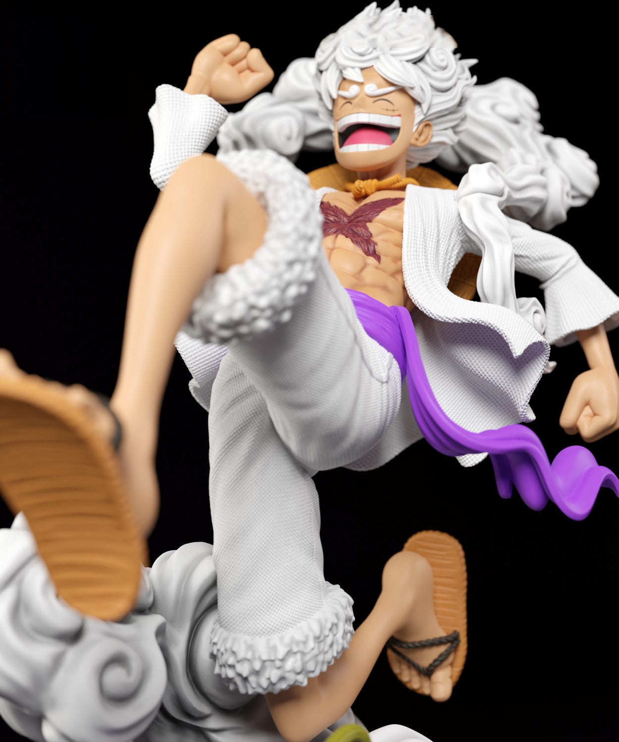 Luffy Gear 5 - One Piece 1/8 Scale - 3D Printed Garage Kit ガレージキット Resin Model Scale Figure フィギュア