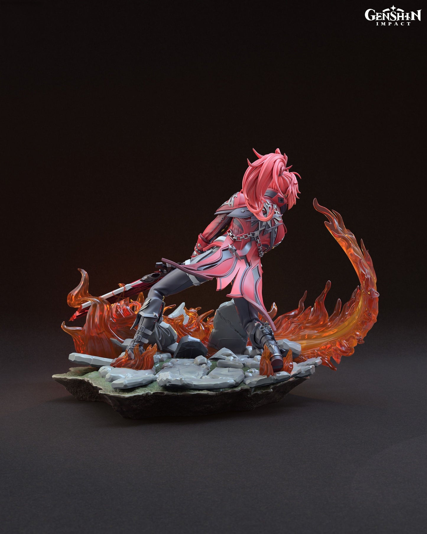 Diluc - Genshin Impact - STL 3D Print Files - 3D Printed Garage Kit ガレージキット Resin Model Scale Figure フィギュア