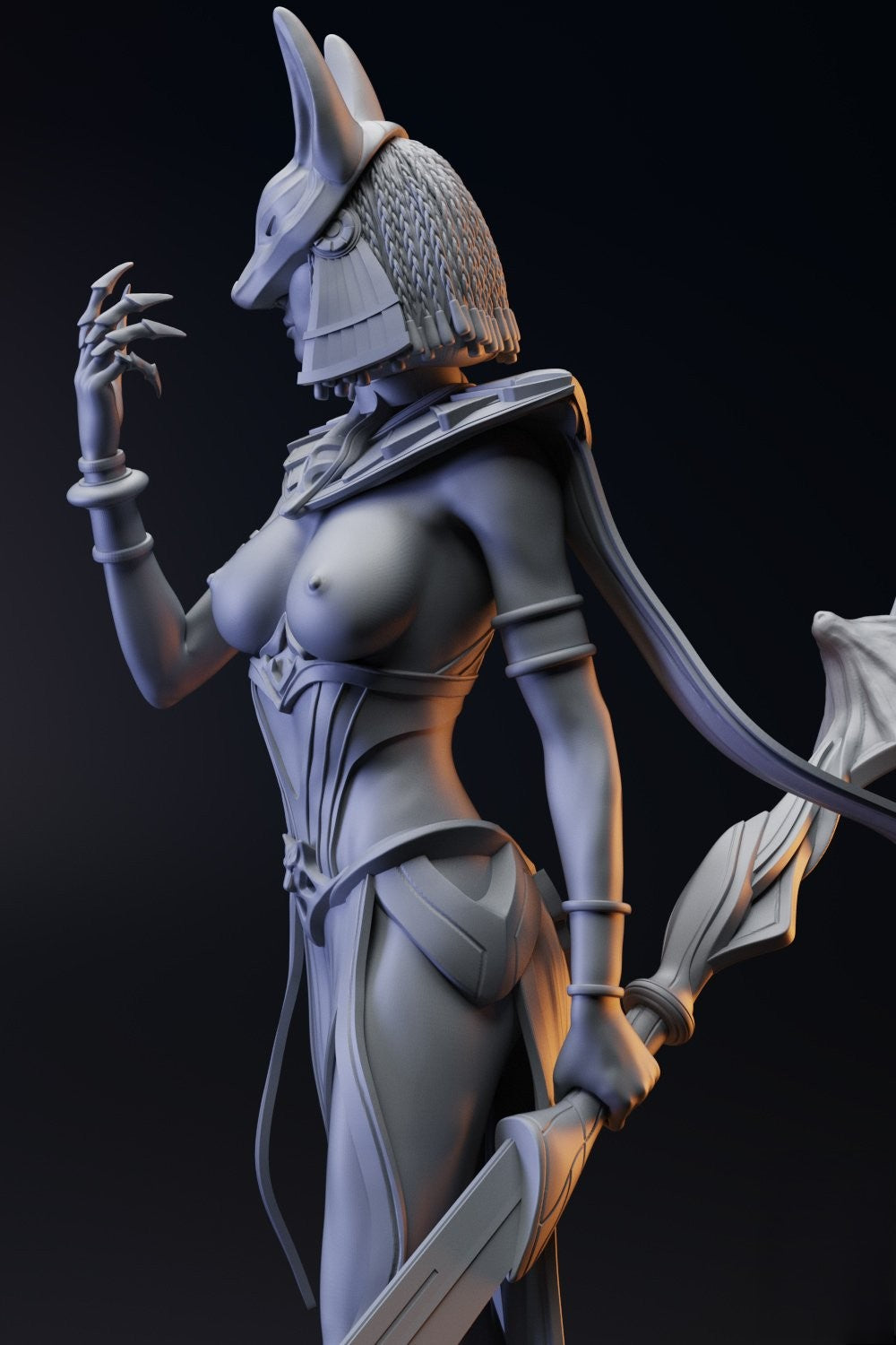 Cleopatra Special Edition - STL 3D Print Files - 3D Printed Garage Kit ガレージキット Resin Model Scale Figure フィギュア