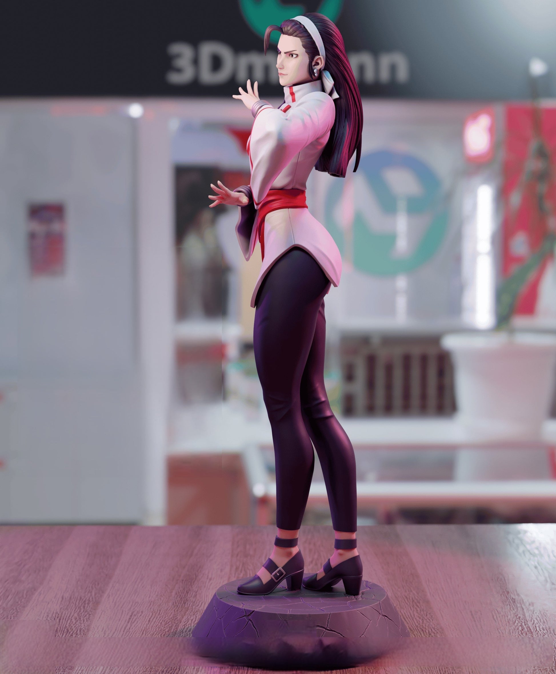Chizuru Kagura - The King of Fighters 1/8 Scale - 3D Printed Garage Kit ガレージキット Resin Model Scale Figure フィギュア