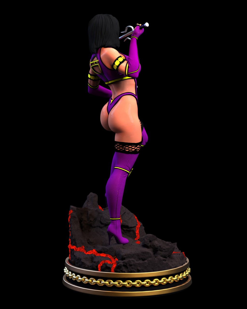 Mileena Special Edition - Mortal Kombat 1/8 Scale - 3D Printed Garage Kit ガレージキット Resin Model Scale Figure フィギュア