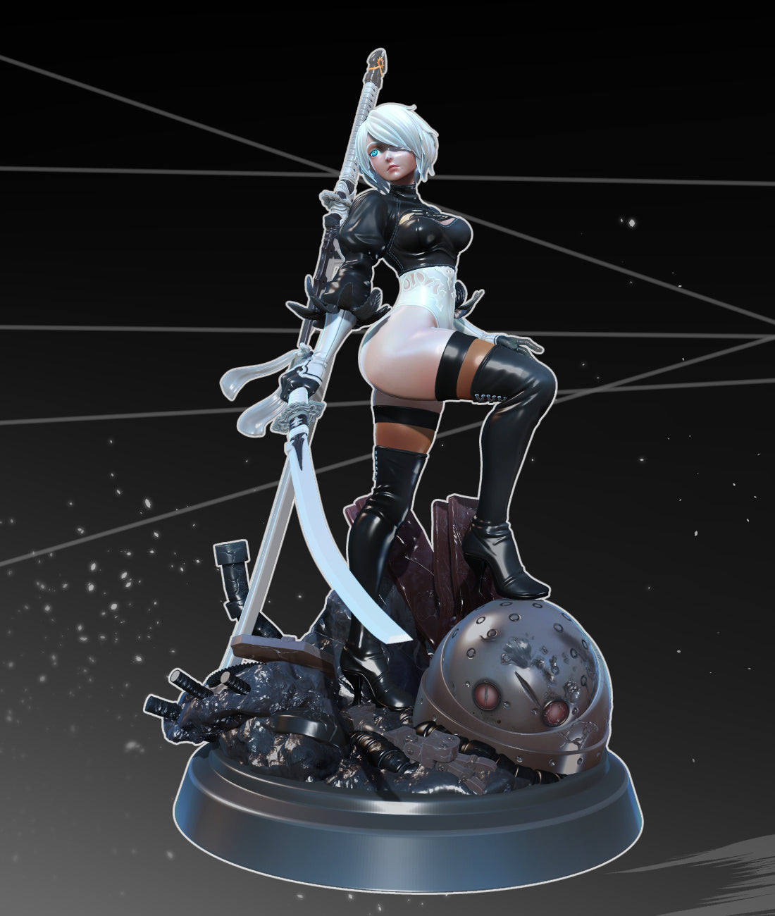 2B - NIER AUTOMATA - 1/8