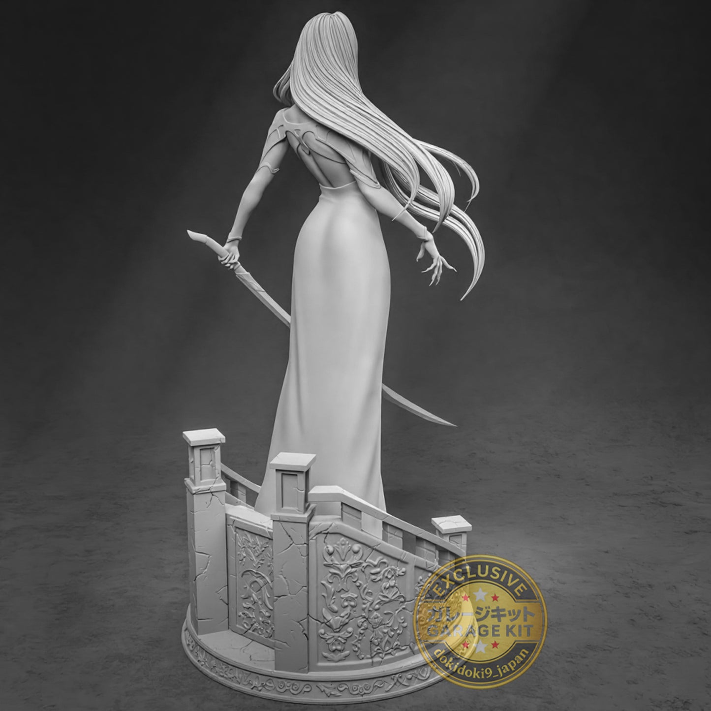 Carmilla Resin Garage Kit – Castlevania – 1/8 Scale | Unpainted 3D Printed Resin Model