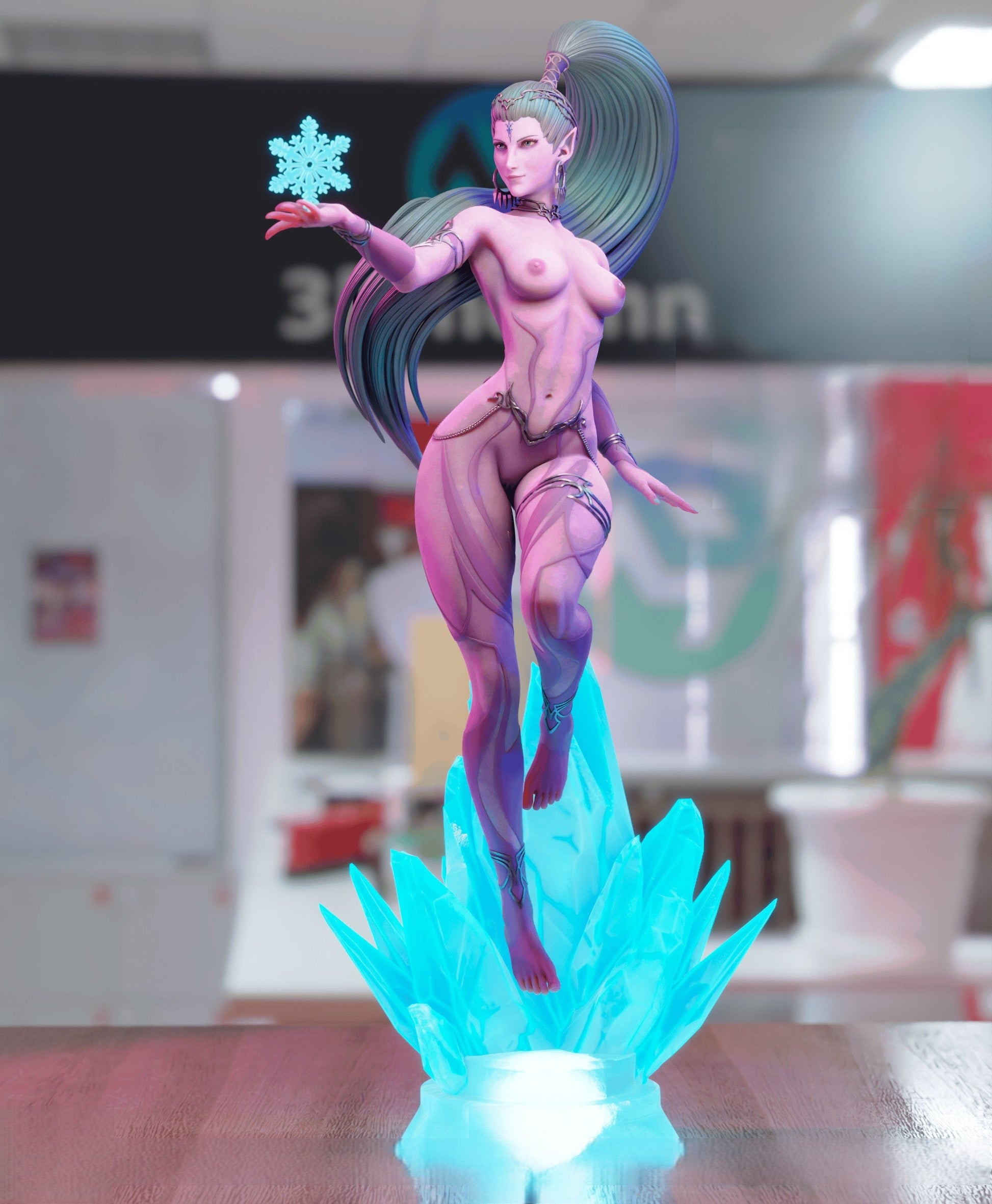 Shiva Special Edition - Final Fantasy - STL 3D Print Files - 3D Printed Garage Kit ガレージキット Resin Model Scale Figure フィギュア