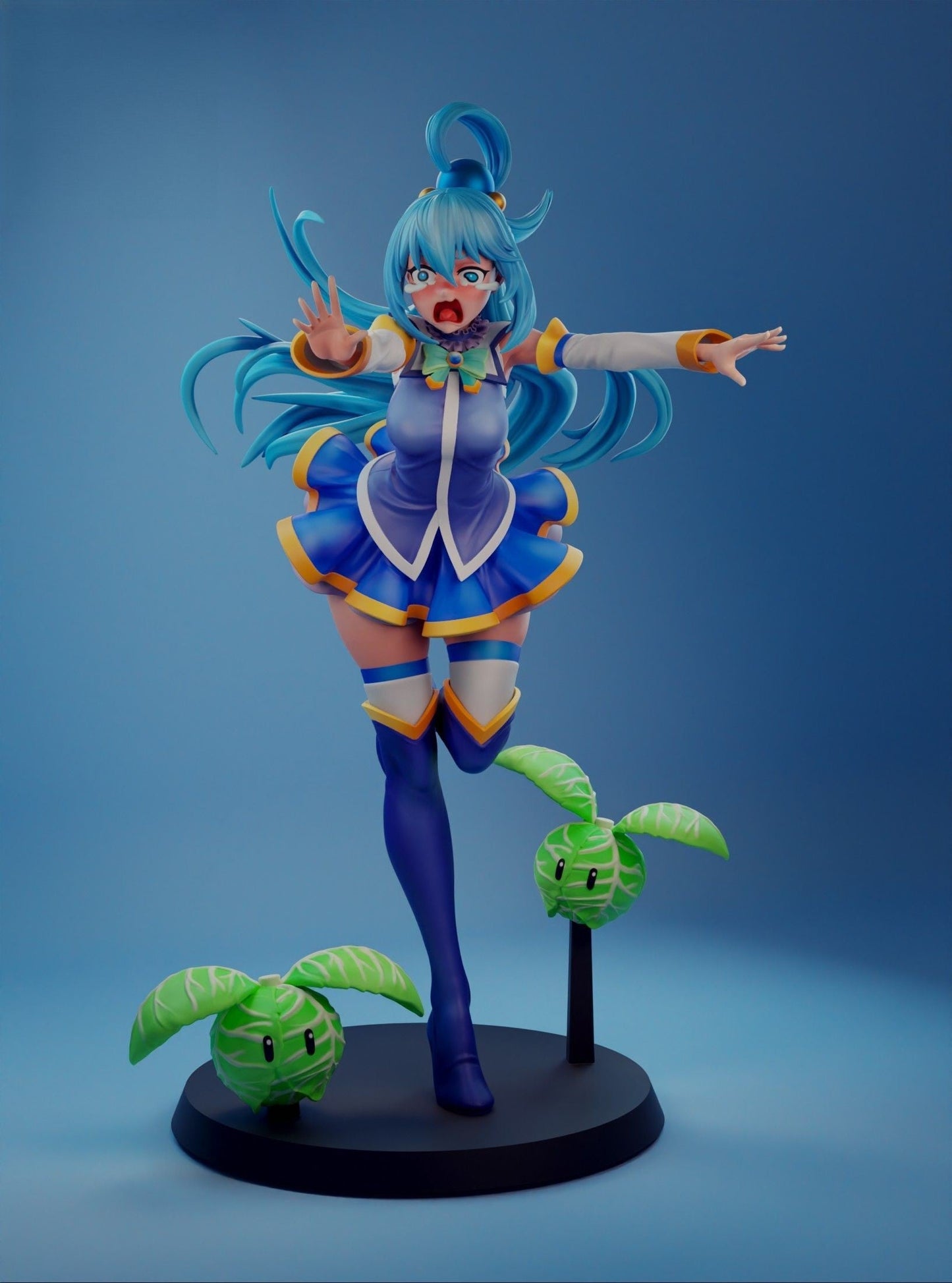 Aqua Special Edition - Goddess of Water - 3D Printed Garage Kit ガレージキット Resin Model Scale Figure フィギュア