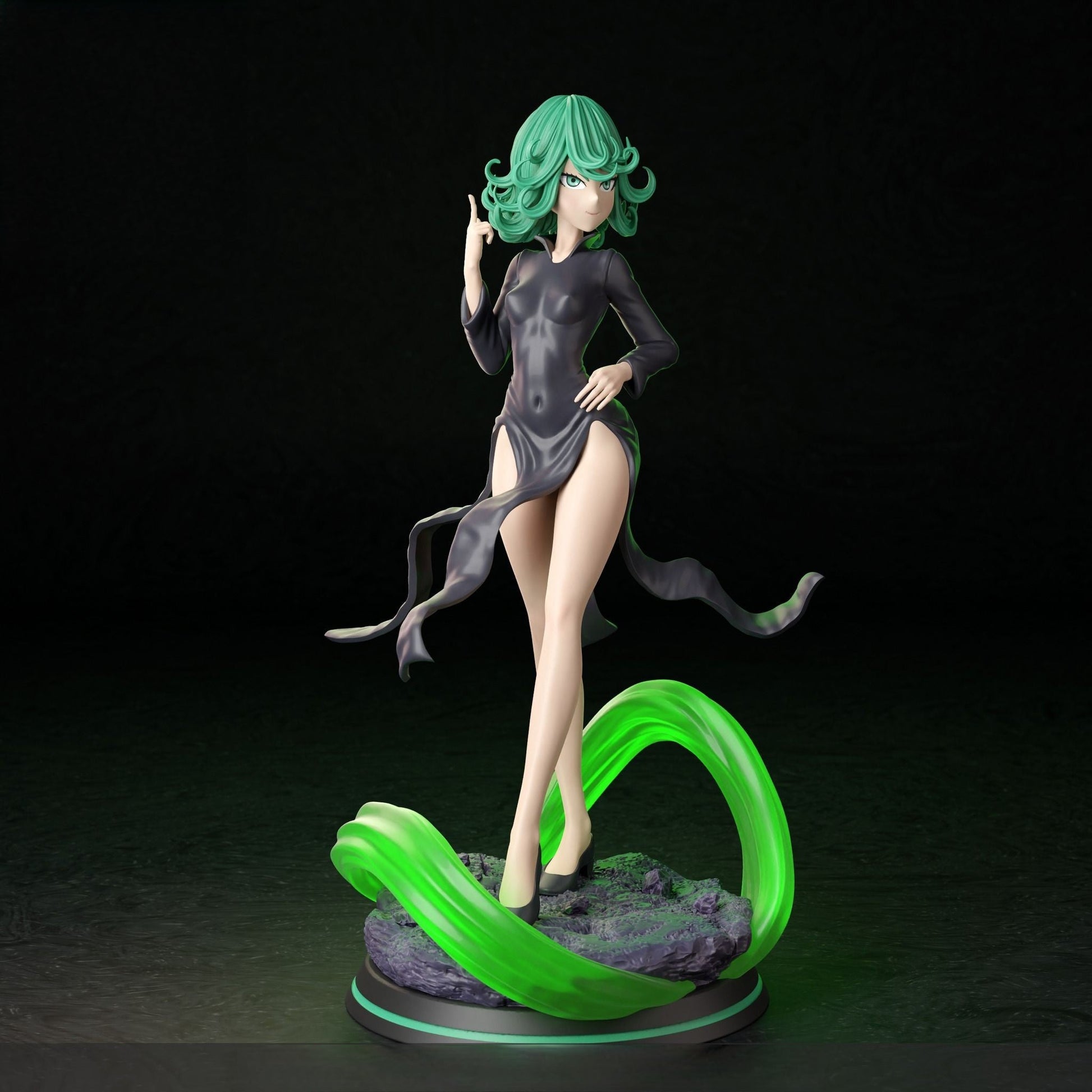1284 Tatsumaki Special Edition - One-Punch Man - STL 3D Print Files - 3D Printed Garage Kit ガレージキット Resin Model Scale Figure フィギュア