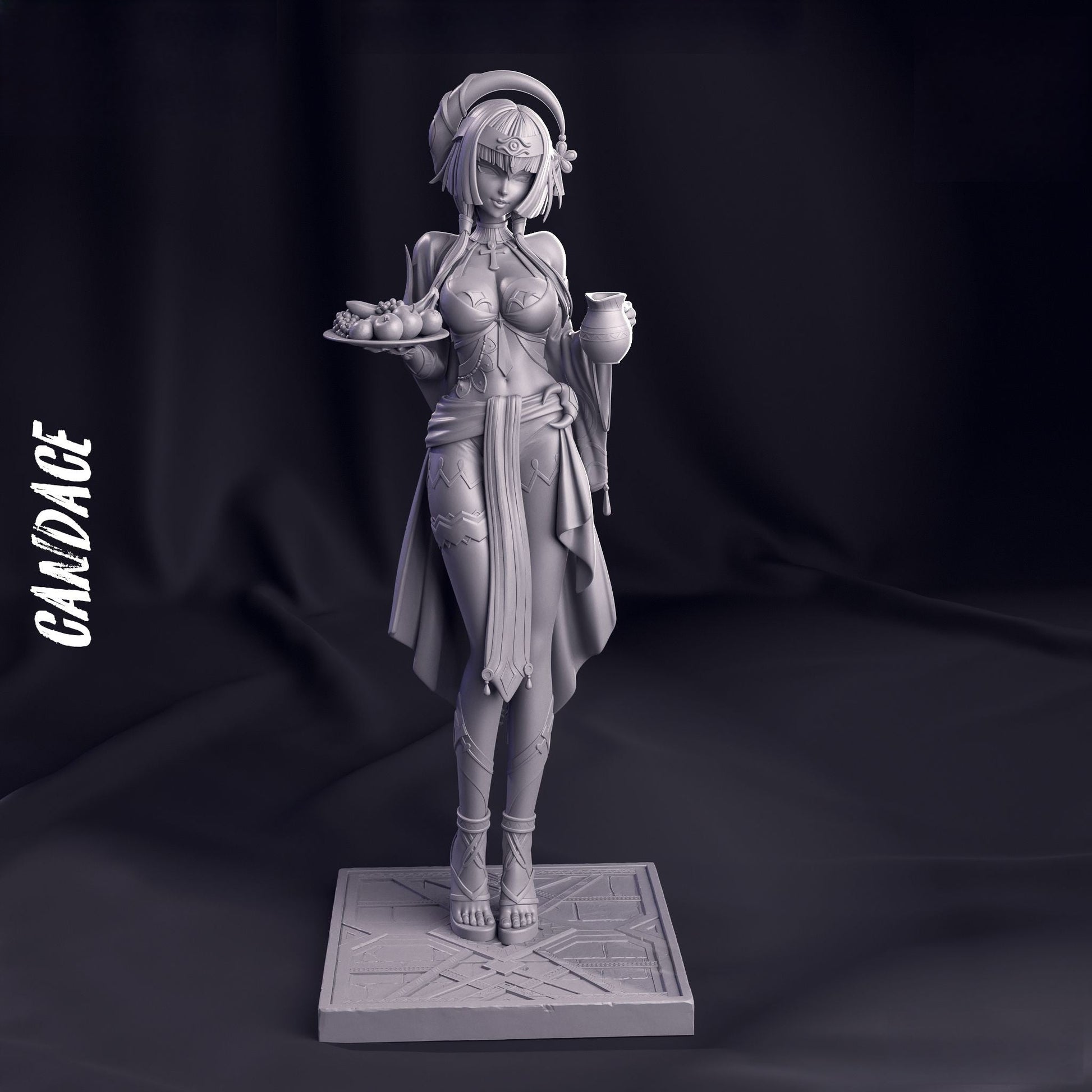 Candace - Genshin Impact - STL 3D Print Files - 3D Printed Garage Kit ガレージキット Resin Model Scale Figure フィギュア