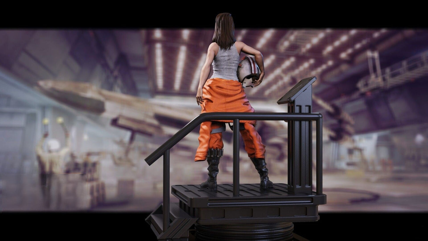 Rebel Pilot Special Edition - Star Wars - STL 3D Print Files - 3D Printed Garage Kit ガレージキット Resin Model Scale Figure フィギュア