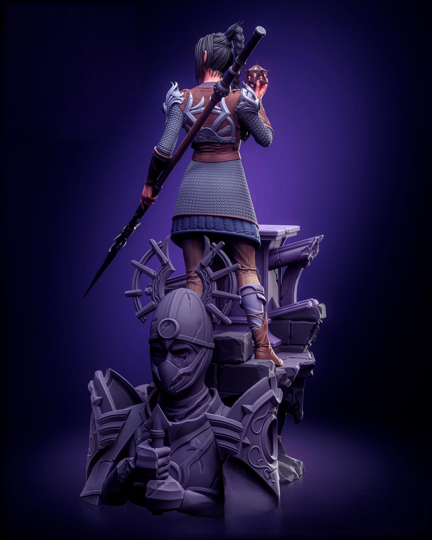 Shadowheart - Baldurs Gate 3 1/8 Scale - 3D Printed Garage Kit ガレージキット Resin Model Scale Figure フィギュア