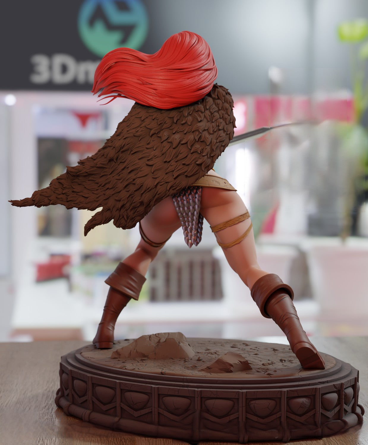 1357 Red Sonja Special Edition - Marvel Comics - STL 3D Print Files - 3D Printed Garage Kit ガレージキット Resin Model Scale Figure フィギュア