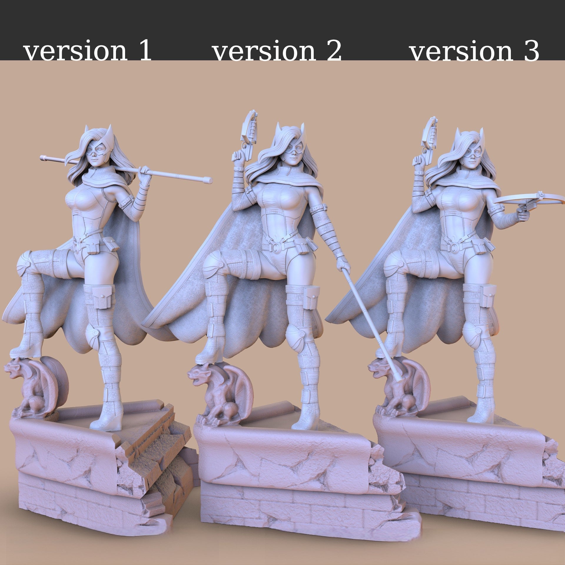 1484 Huntress Special Edition - STL 3D Print Files - 3D Printed Garage Kit ガレージキット Resin Model Scale Figure フィギュア