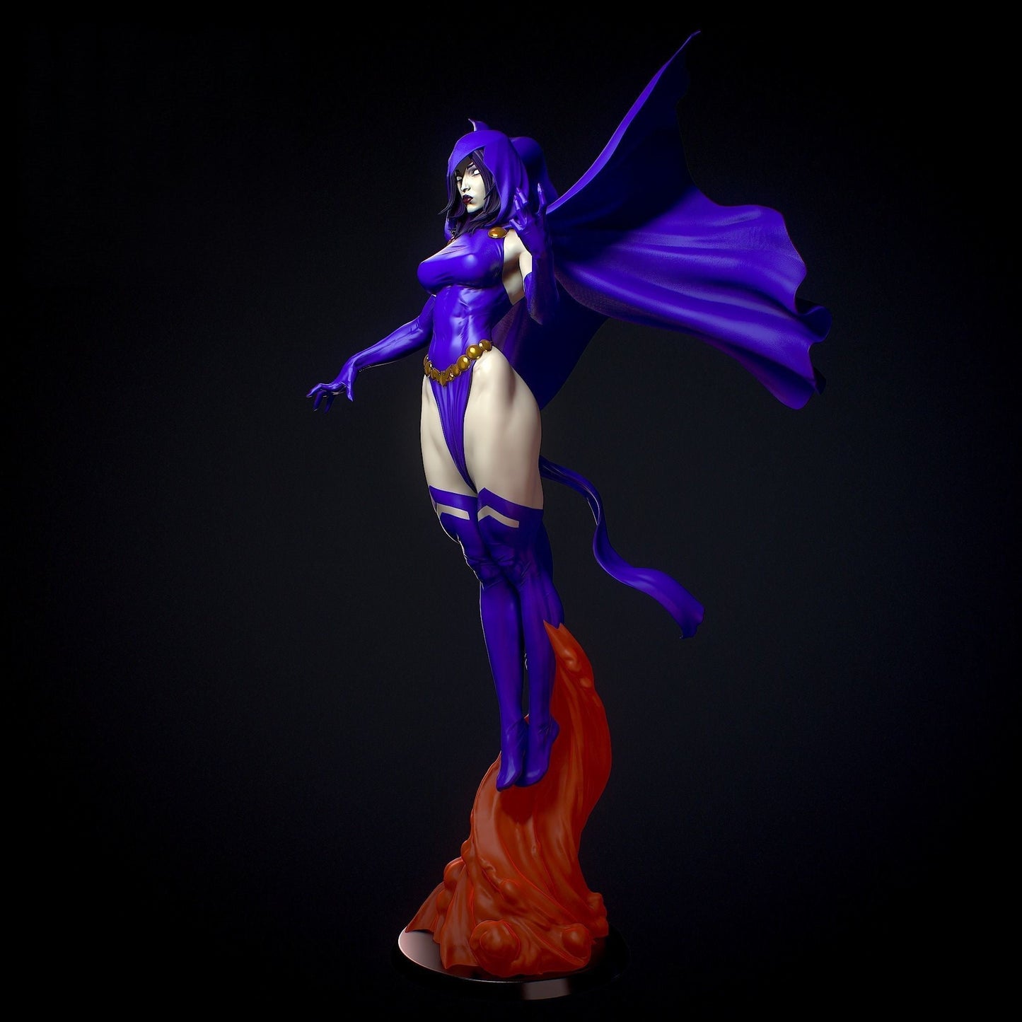 1417 Raven Special Edition - DC Comics - STL 3D Print Files - 3D Printed Garage Kit ガレージキット Resin Model Scale Figure フィギュア