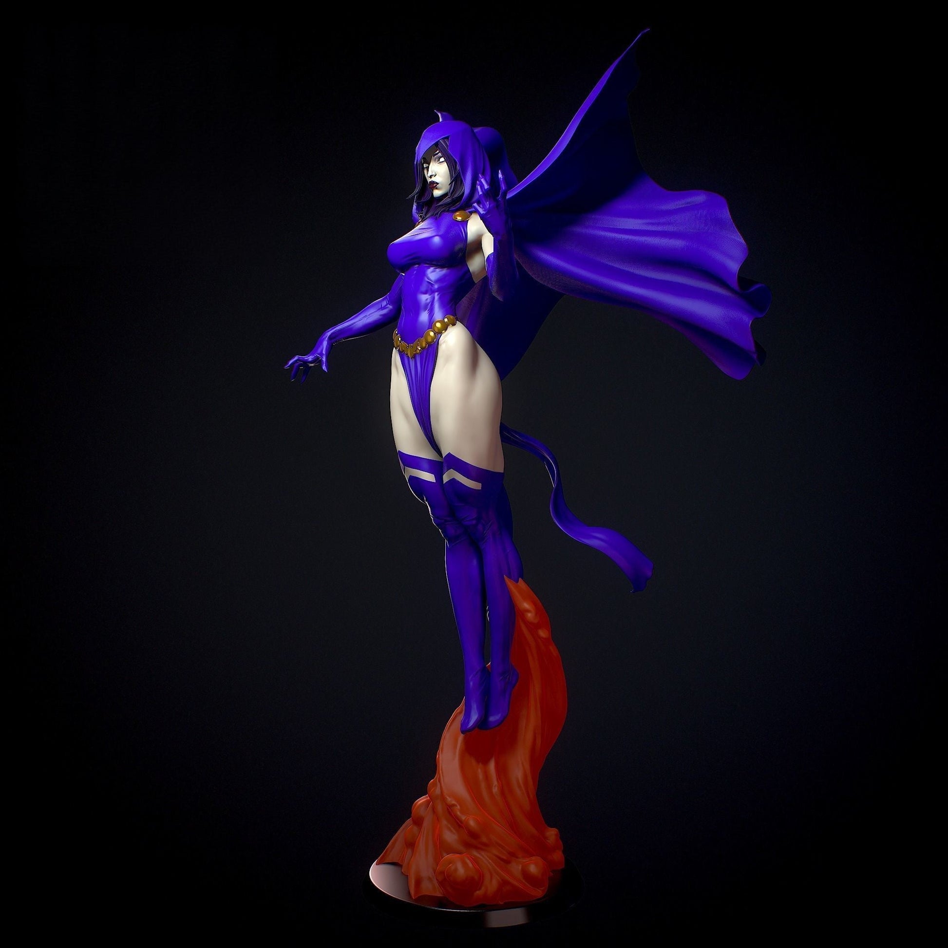 1417 Raven Special Edition - DC Comics - STL 3D Print Files - 3D Printed Garage Kit ガレージキット Resin Model Scale Figure フィギュア