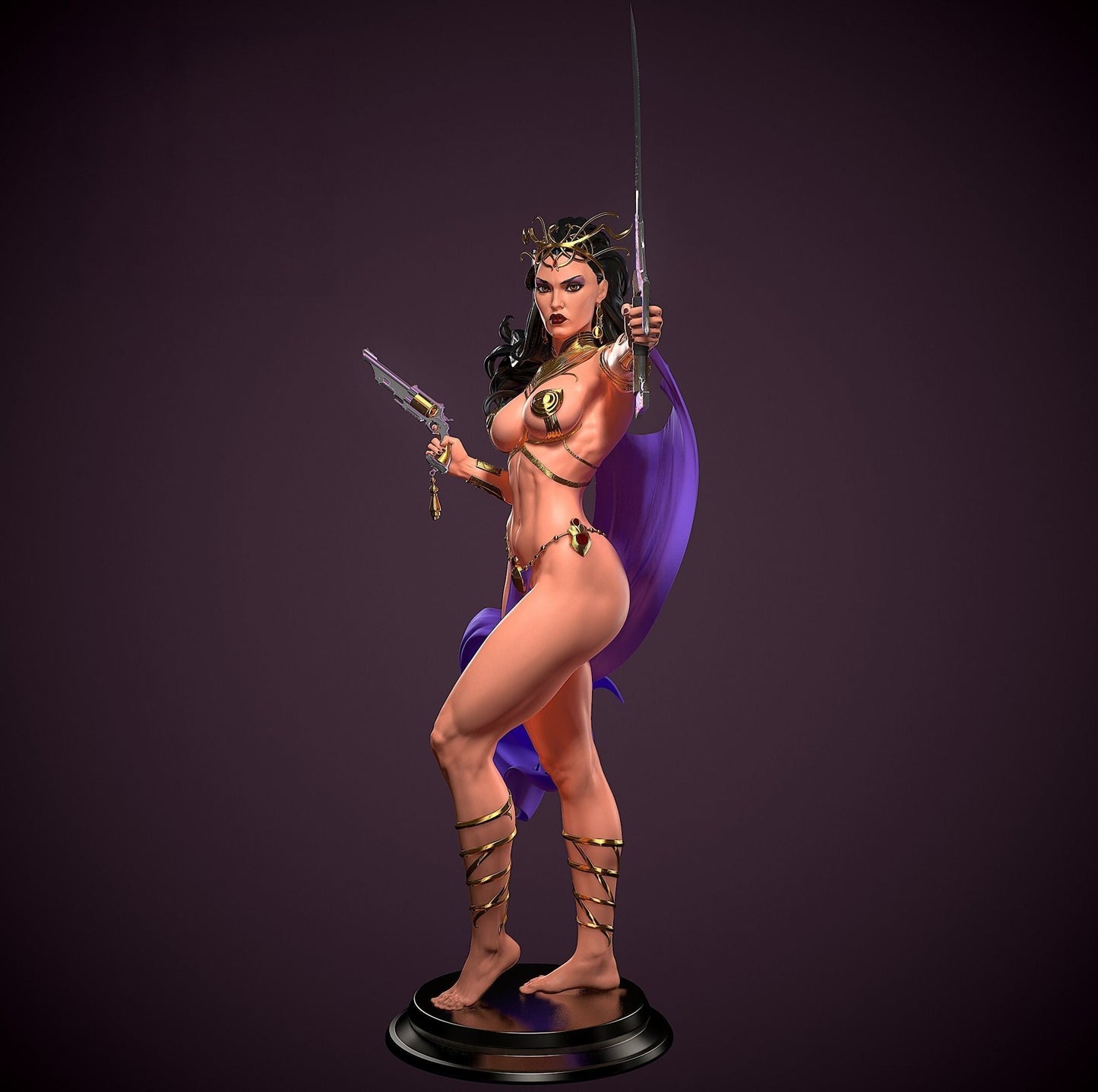 1332 Dejah Thoris Special Edition - STL 3D Print Files - 3D Printed Garage Kit ガレージキット Resin Model Scale Figure フィギュア