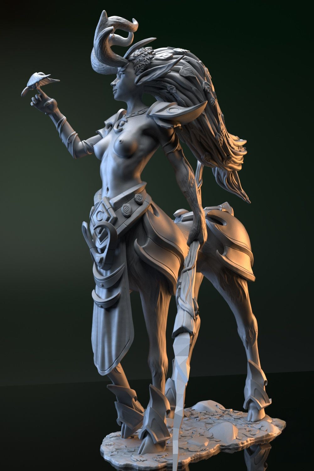 The Dryad Special Edition - STL 3D Print Files - 3D Printed Garage Kit ガレージキット Resin Model Scale Figure フィギュア