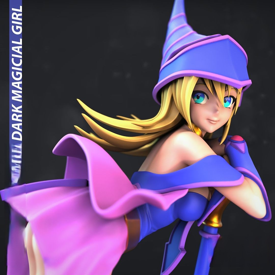 1298 Dark Magician Girl Special Edition- Yu-Gi-Oh! - STL 3D Print Files - 3D Printed Garage Kit ガレージキット Resin Model Scale Figure フィギュア
