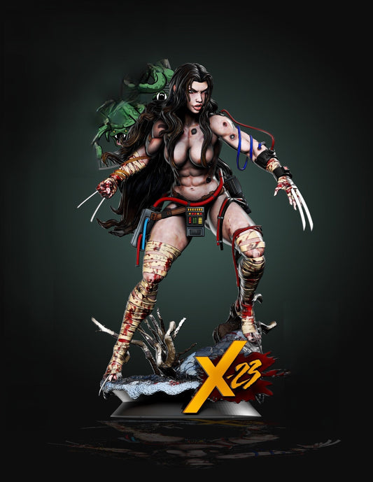 1335 X-23 Special Edition - X-men - STL 3D Print Files - 3D Printed Garage Kit ガレージキット Resin Model Scale Figure フィギュア