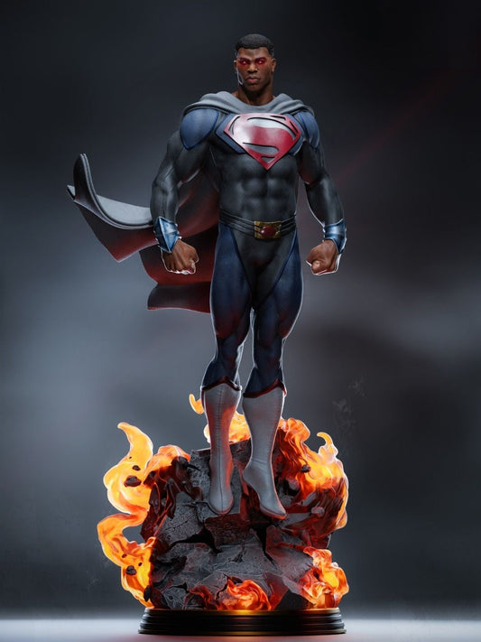 Val-Zod -Black Superman - DC Comics - STL 3D Print Files - 3D Printed Garage Kit ガレージキット Resin Model Scale Figure フィギュア