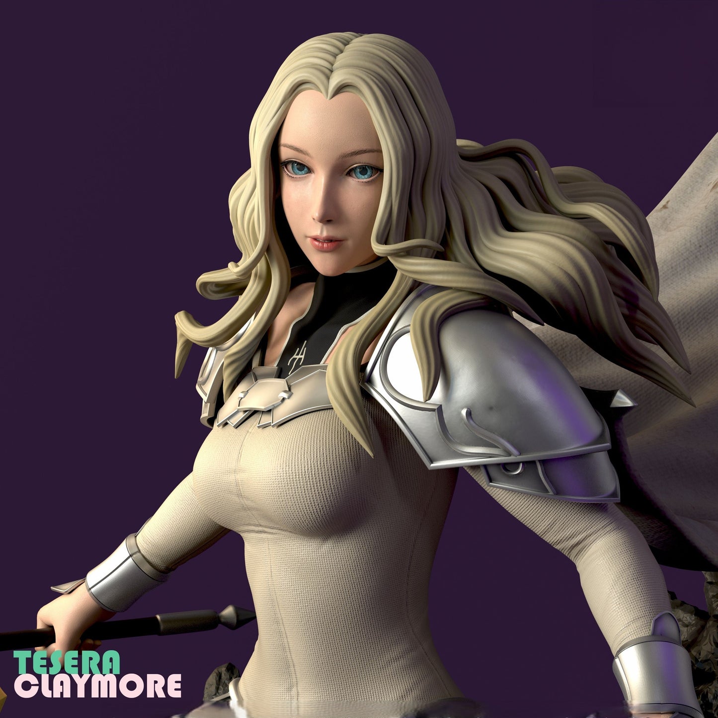 Teresa Special Edition - Claymore - STL 3D Print Files - 3D Printed Garage Kit ガレージキット Resin Model Scale Figure フィギュア