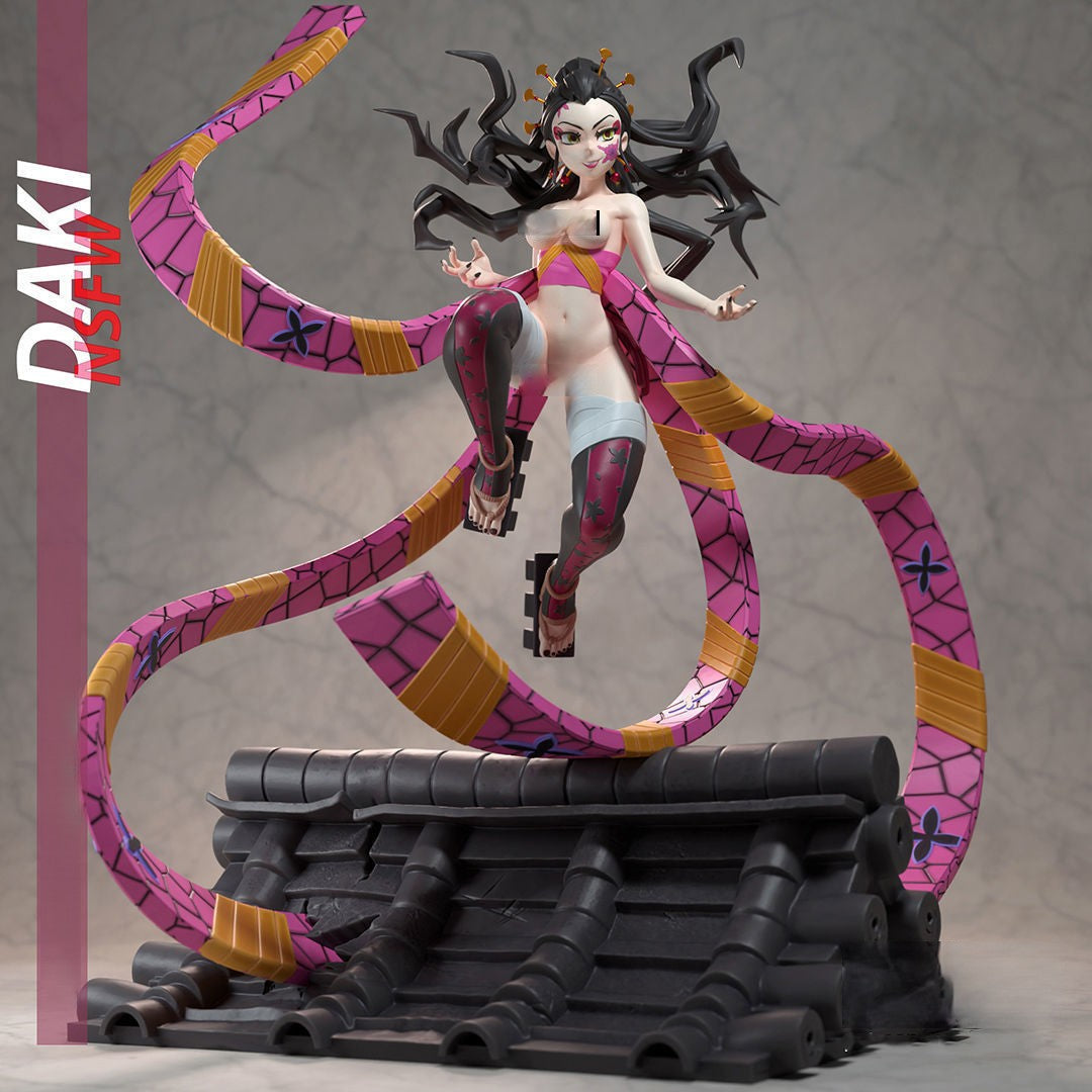 1476 Daki Special Edition - Kimetsu no Yaiba - STL 3D Print Files - 3D Printed Garage Kit ガレージキット Resin Model Scale Figure フィギュア