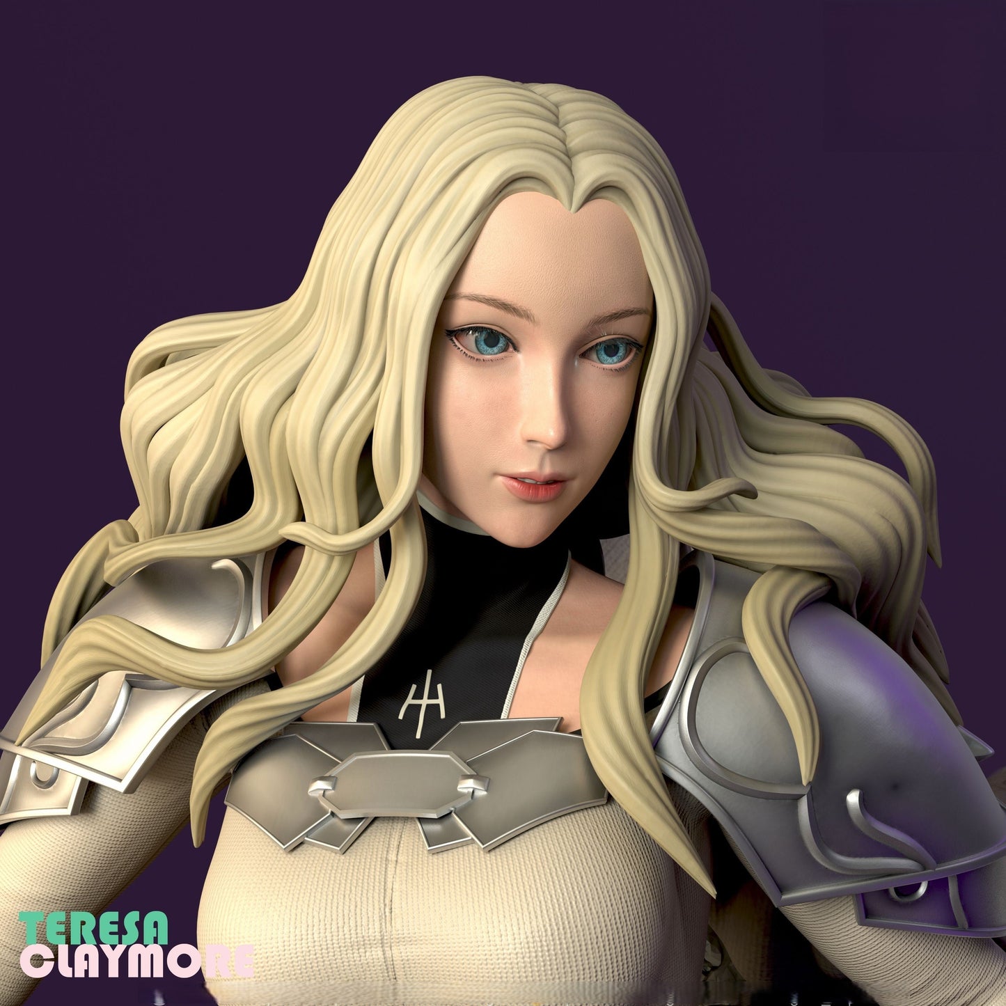Teresa Special Edition - Claymore - STL 3D Print Files - 3D Printed Garage Kit ガレージキット Resin Model Scale Figure フィギュア