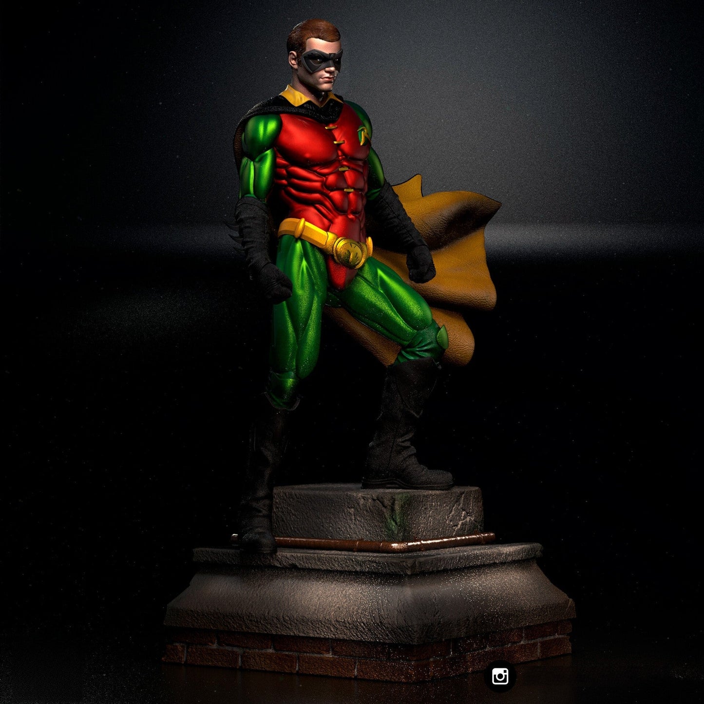 1607 Robin - Batman Forever - STL 3D Print Files - 3D Printed Garage Kit ガレージキット Resin Model Scale Figure フィギュア