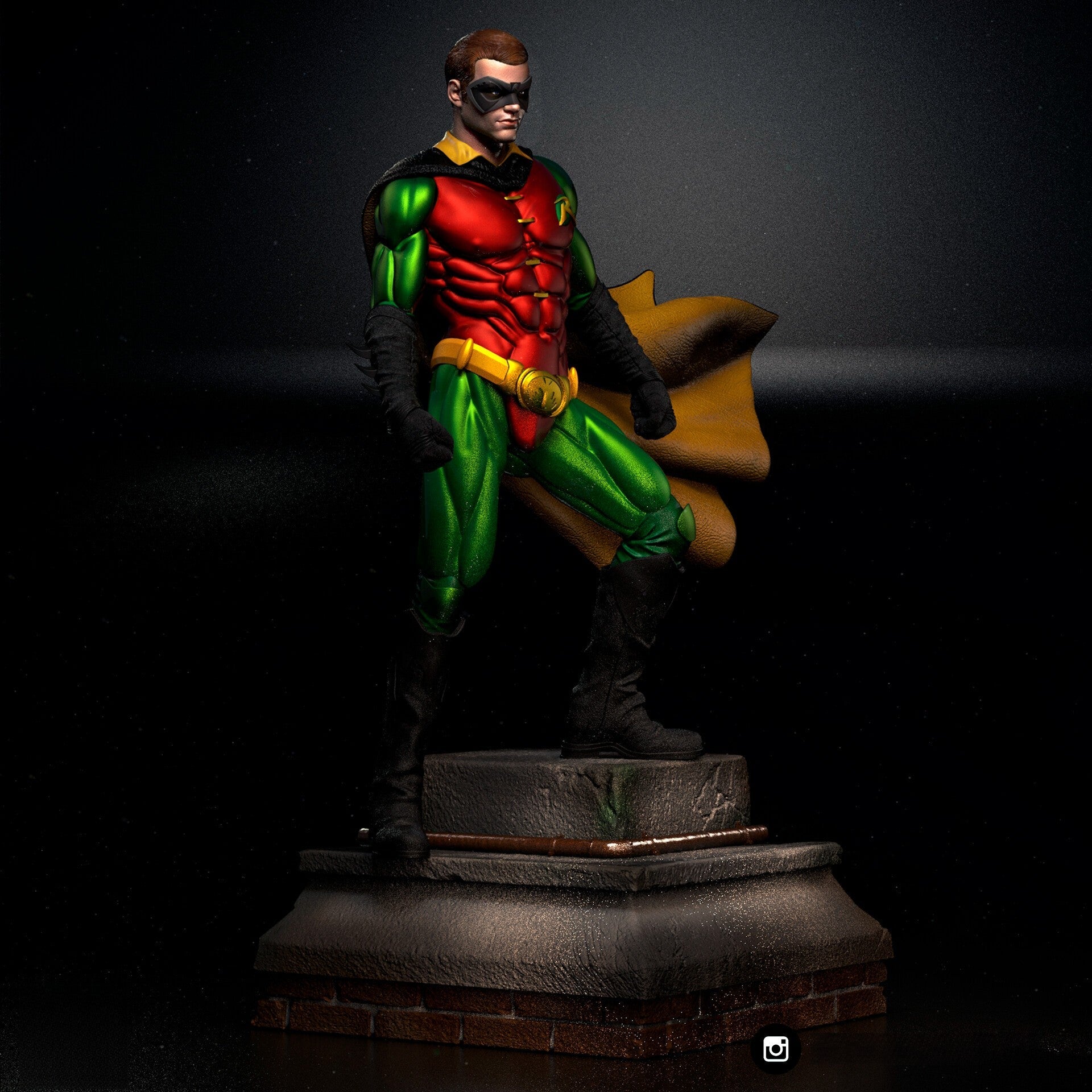 1607 Robin - Batman Forever - STL 3D Print Files - 3D Printed Garage Kit ガレージキット Resin Model Scale Figure フィギュア