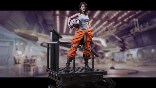 Rebel Pilot Special Edition - Star Wars - STL 3D Print Files - 3D Printed Garage Kit ガレージキット Resin Model Scale Figure フィギュア