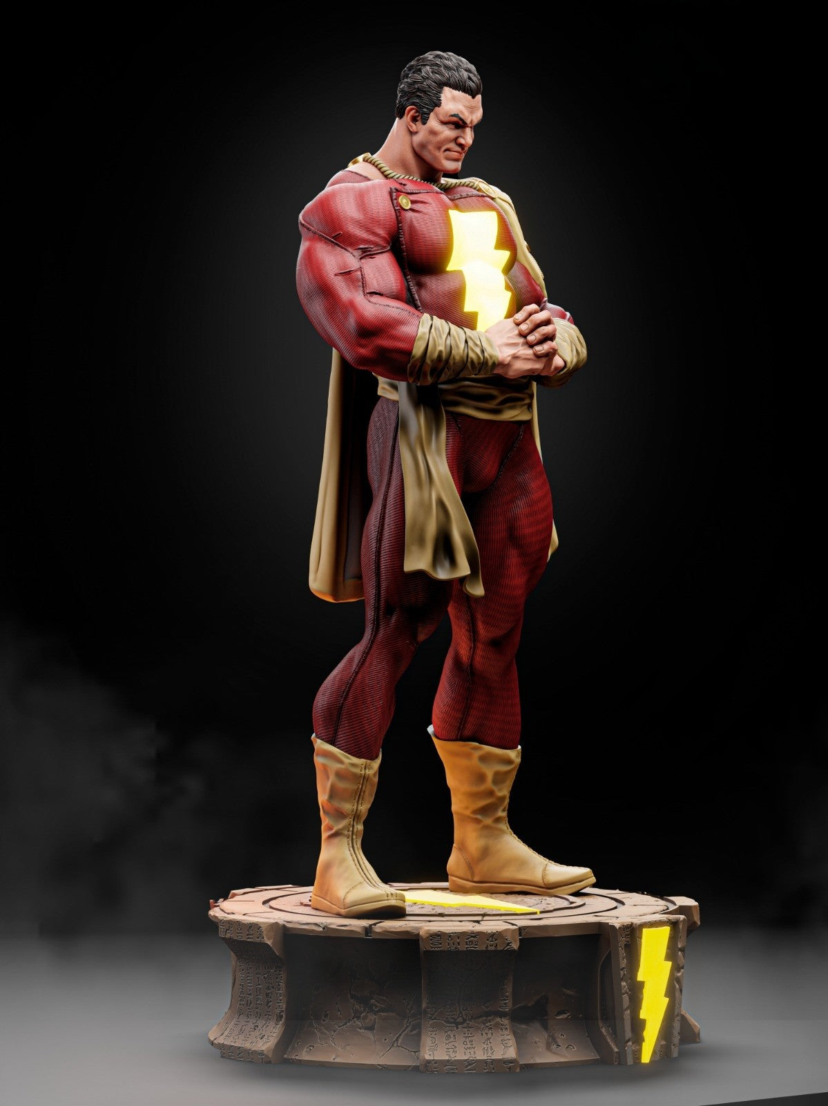 Shazam - DC Comics - STL 3D Print Files - 3D Printed Garage Kit ガレージキット Resin Model Scale Figure フィギュア