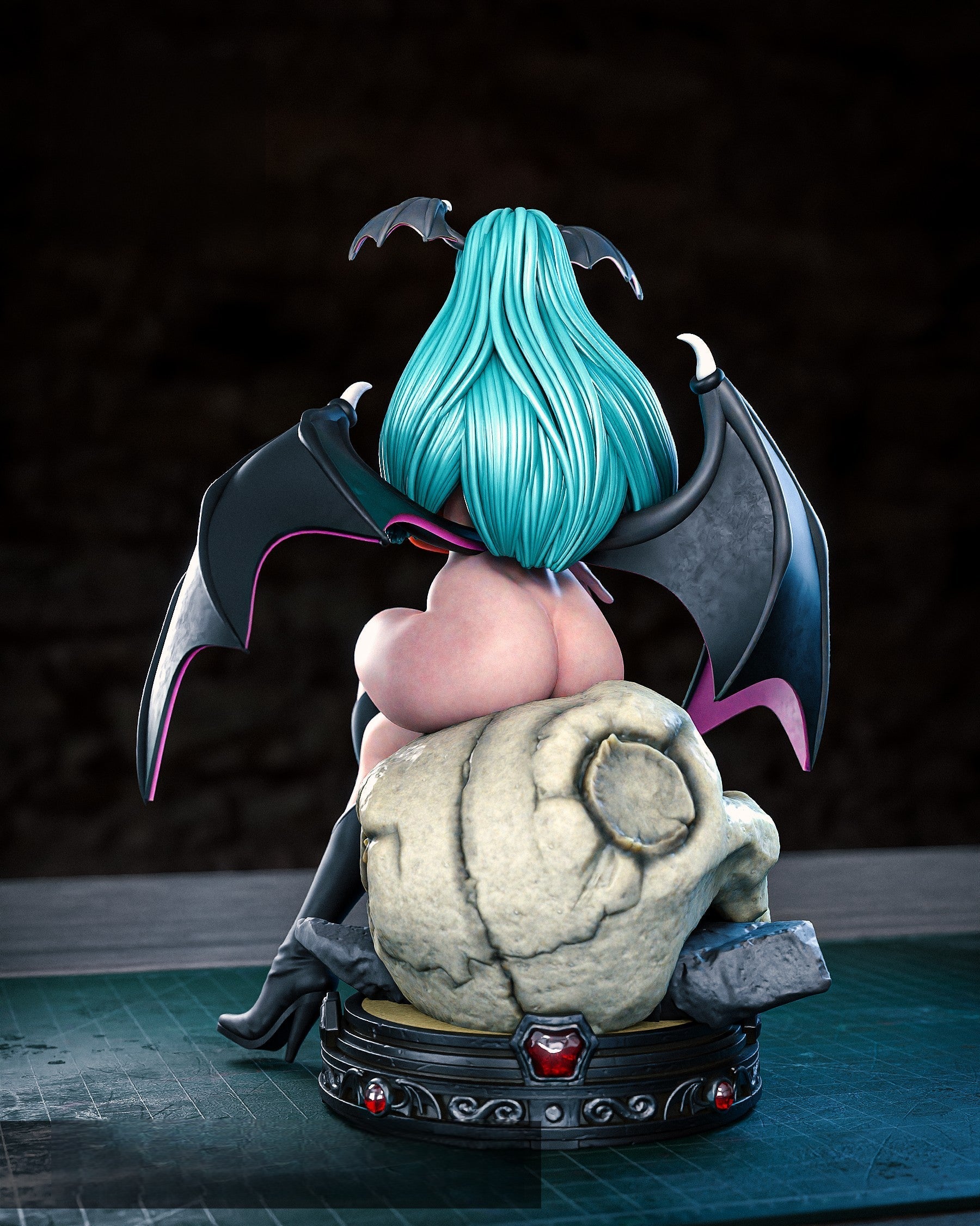 1320 Morrigan Special Edition - Darkstalkers - STL 3D Print Files - 3D Printed Garage Kit ガレージキット Resin Model Scale Figure フィギュア