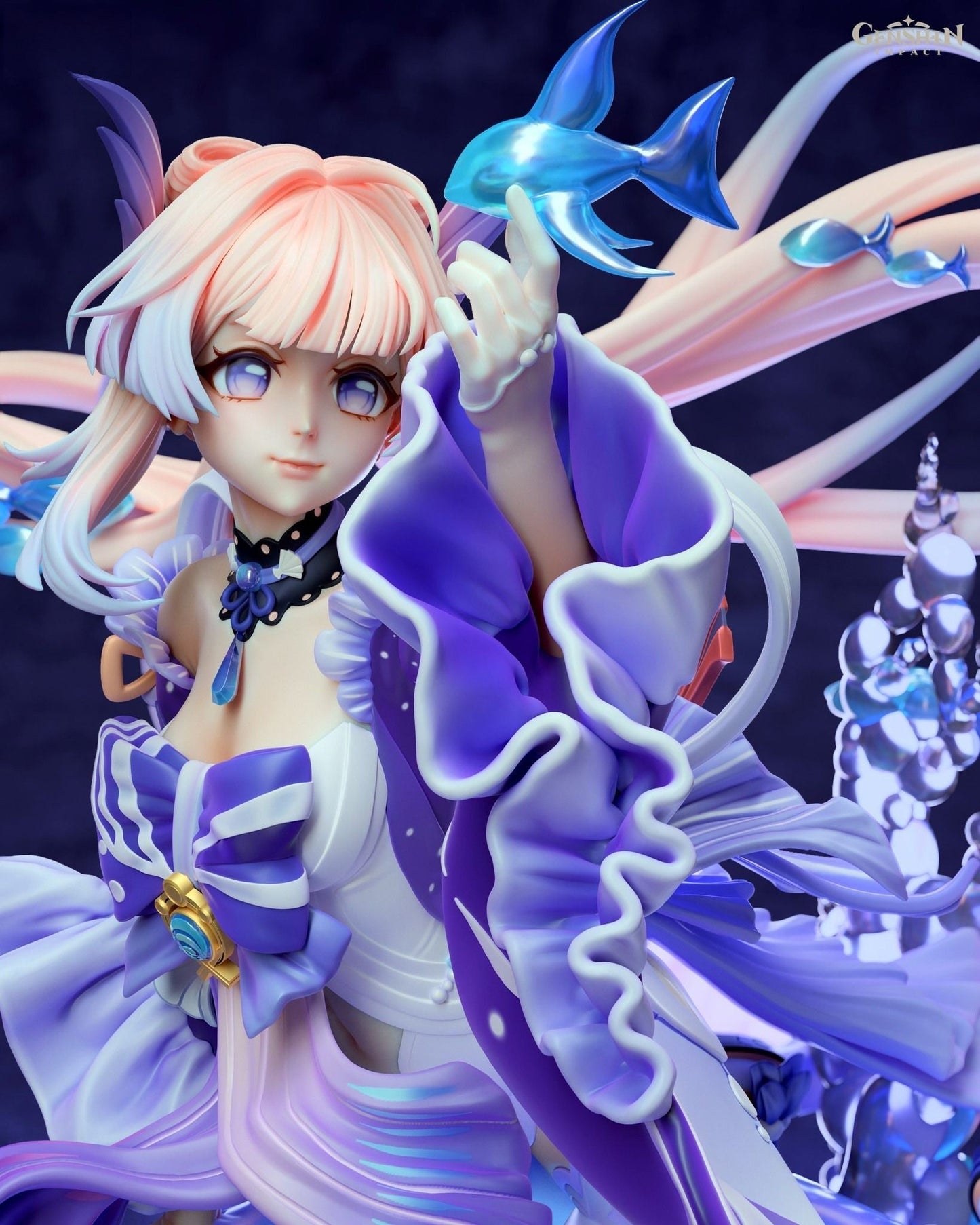 1323 Sangonomiya Kokomi - Genshin Impact - STL 3D Print Files - 3D Printed Garage Kit ガレージキット Resin Model Scale Figure フィギュア