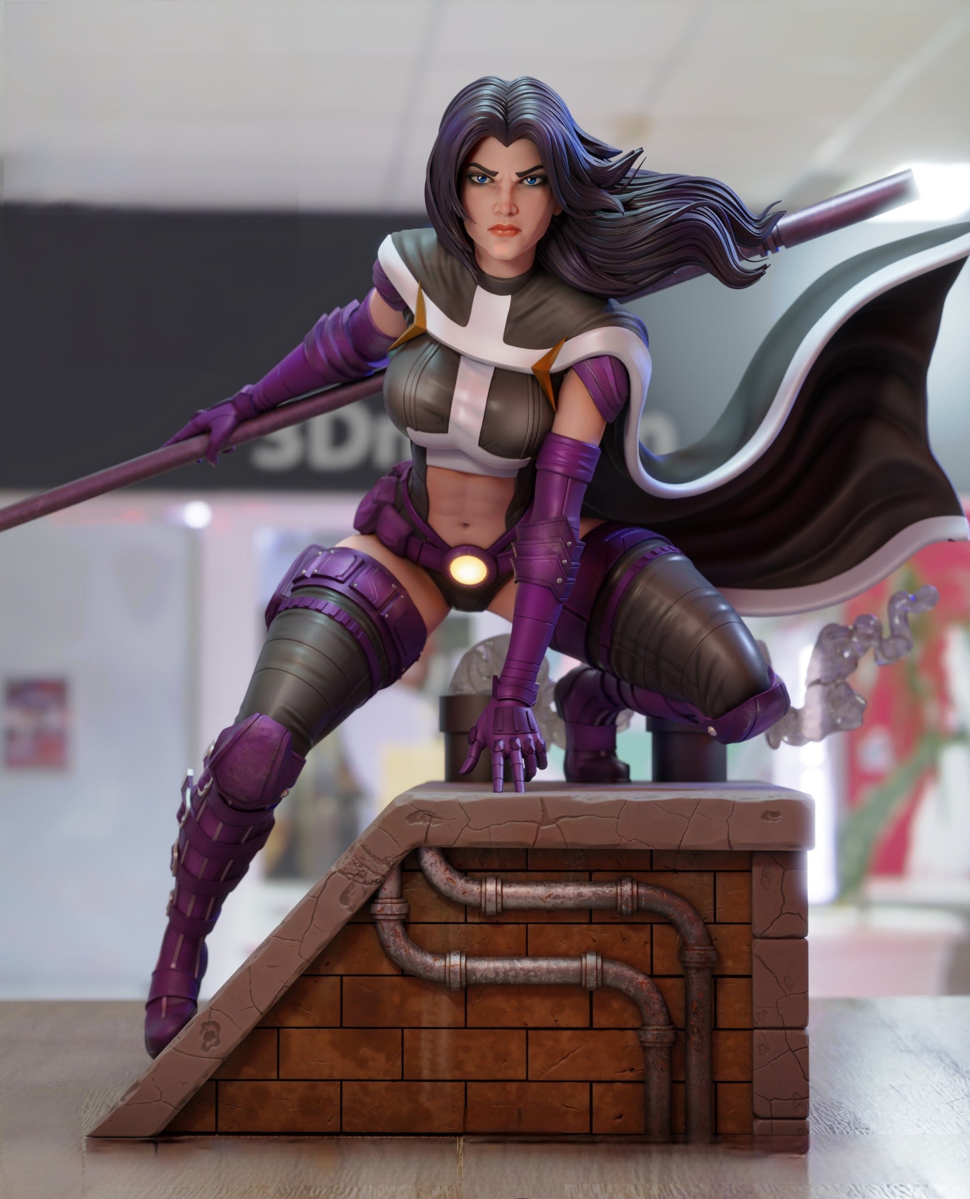 1247 Huntress Special Edition - DC Comics STL 3D Print Files - 3D Printed Garage Kit ガレージキット Resin Model Scale Figure フィギュア