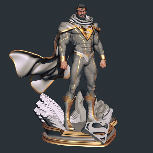 The Future Superman - DC Comics - STL 3D Print Files - 3D Printed Garage Kit ガレージキット Resin Model Scale Figure フィギュア