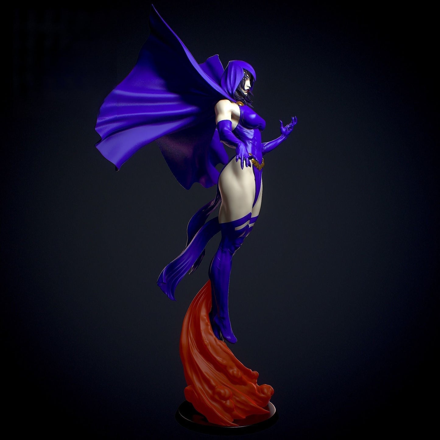 1417 Raven Special Edition - DC Comics - STL 3D Print Files - 3D Printed Garage Kit ガレージキット Resin Model Scale Figure フィギュア